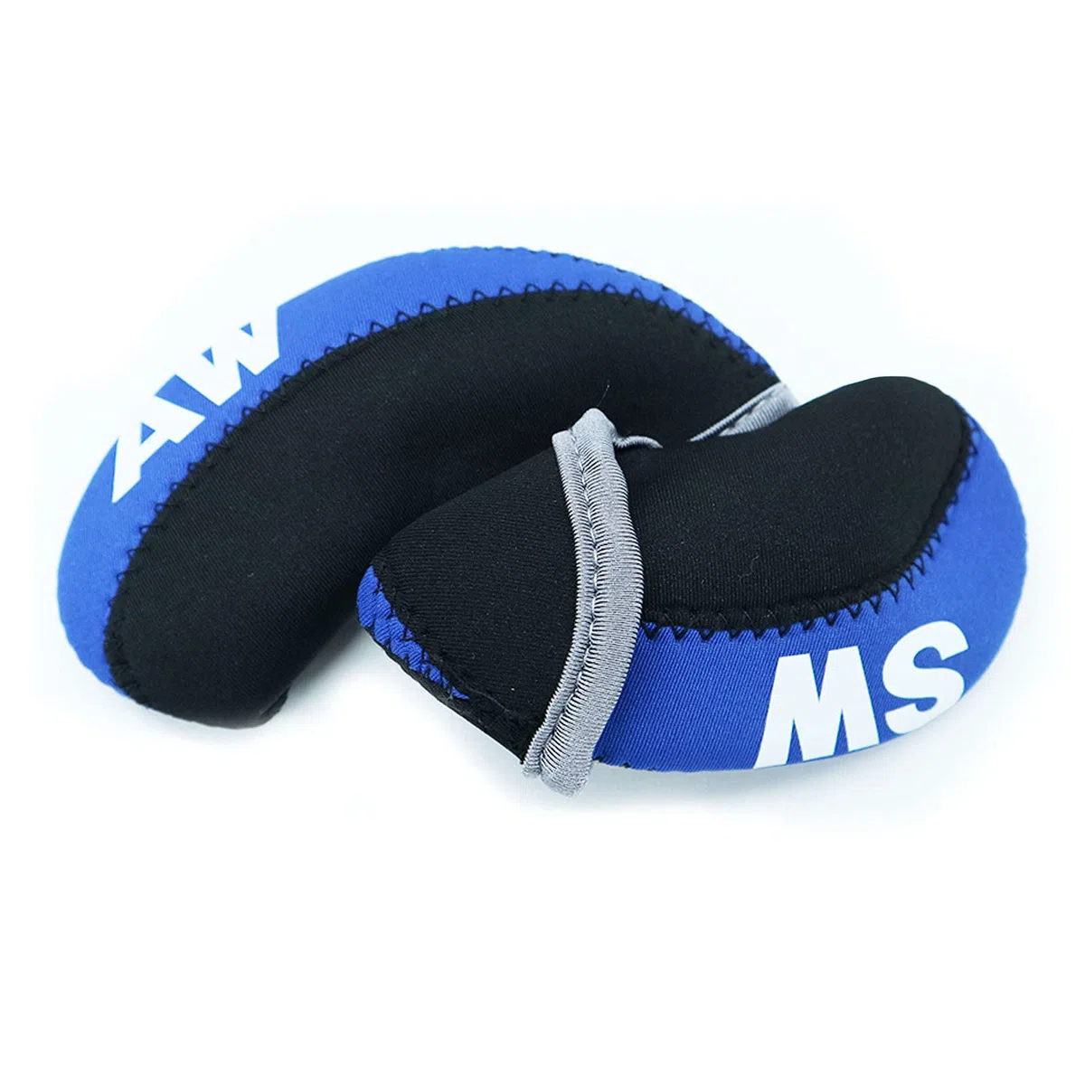Housses de Protection Clubs de Golf Néoprène Numéros Couvre-Têtes de Fer avec Fenêtre Supérieure 10 Pcs Sets, Couvre Fer Golf Sports de Voyage Doux Durables en Plein Air