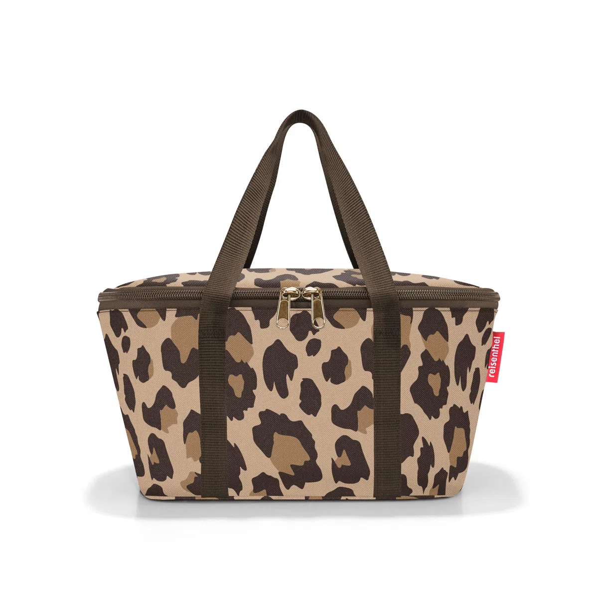reisenthel Coolerbag XS Leo Macchiato Petit sac isotherme en tissu polyester de qualité supérieure – Idéal pour les pique-niques, les courses et les déplacements