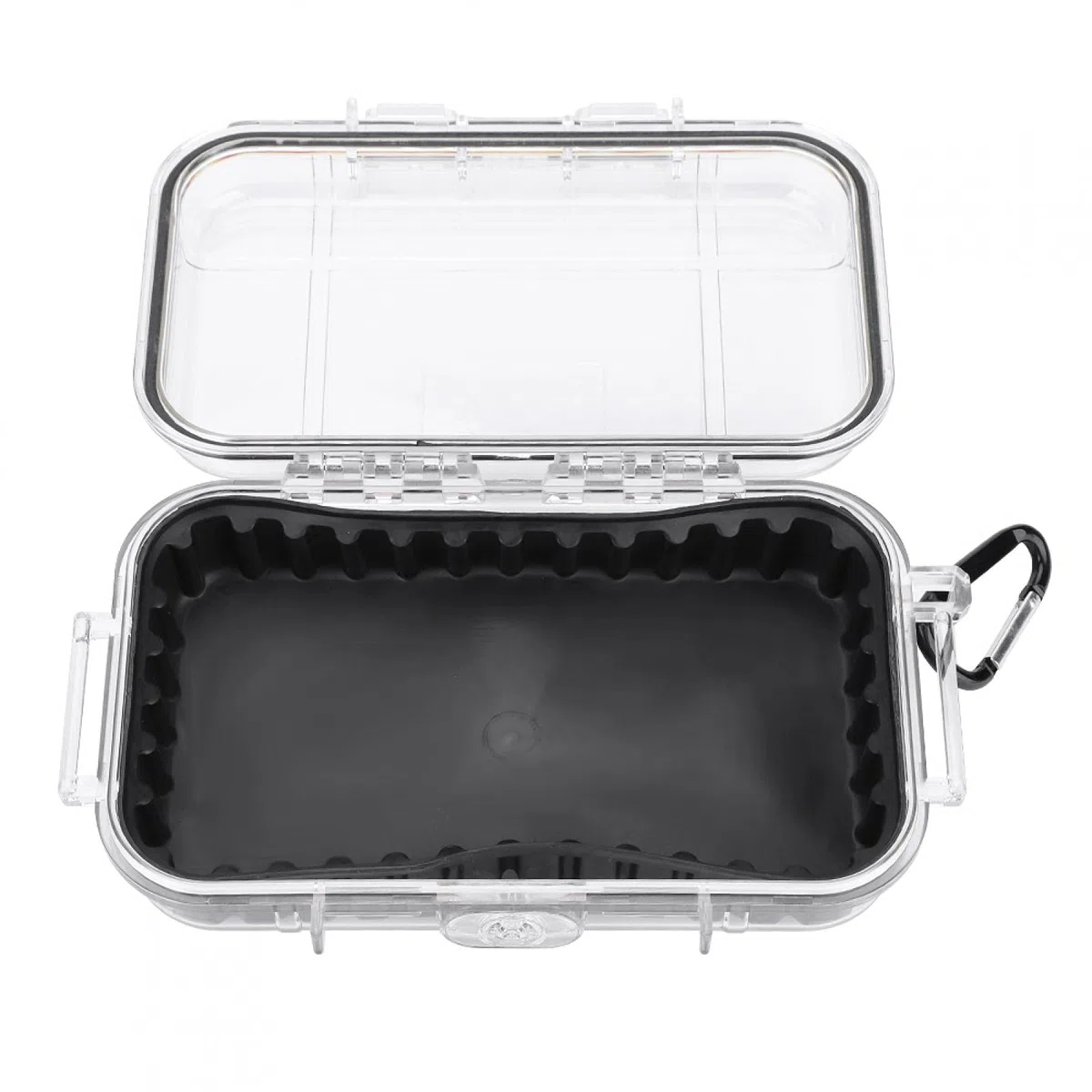 Demeras Antichoc Carry Box Outdoor Survival Antichoc Étui de Rangement étanche Boîte de Transport étanche à l'air Conteneur(Transparent)