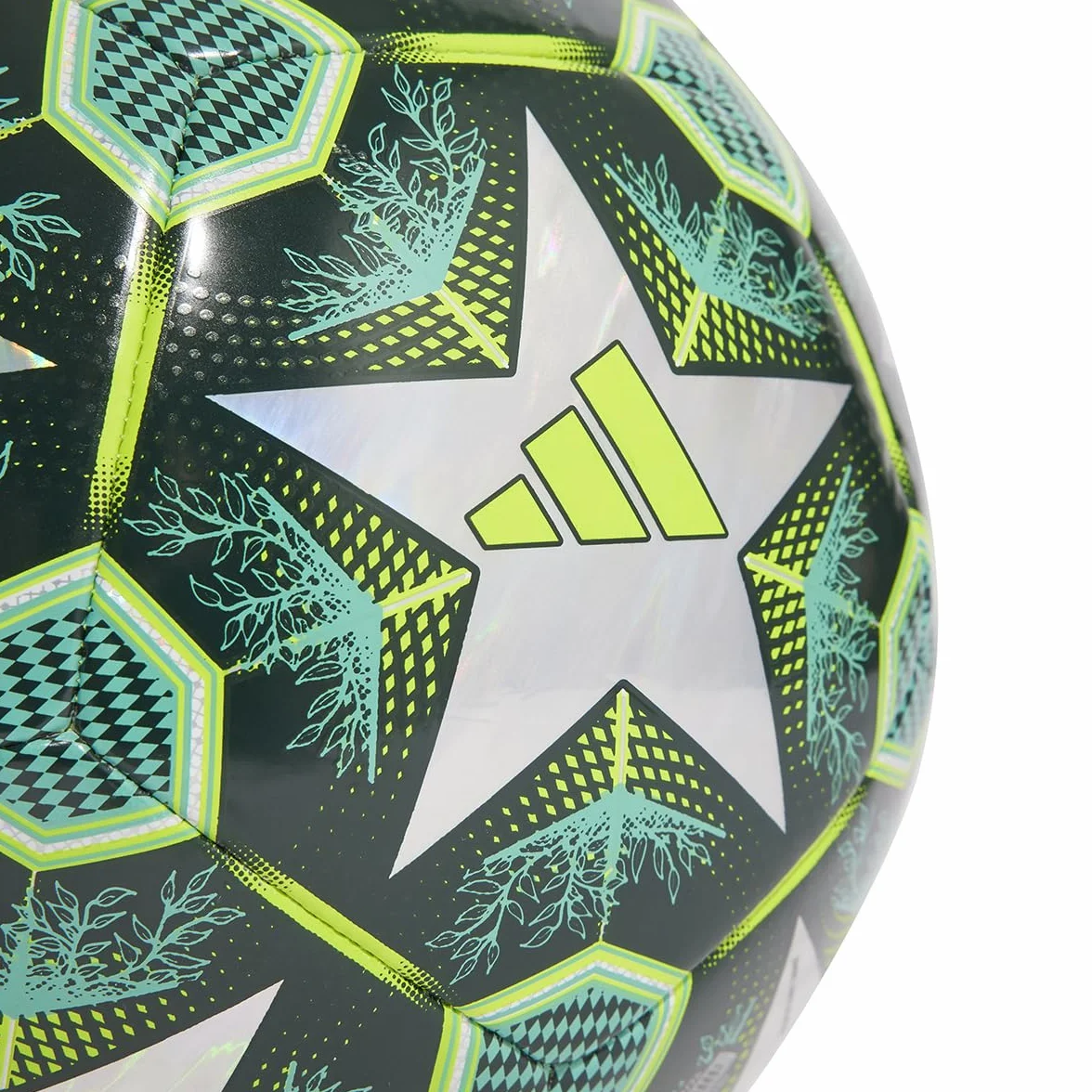 adidas UEFA Champions League Ballon d'entraînement en Aluminium JH1280, Ballons de Football Unisexes, Vert, 5 EU