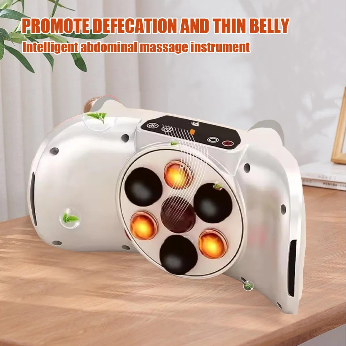 Instrument Électrique De Pétrissage Du Ventre, Masseur Abdominal, Massage Profond À 7 Aimants, Réglage À 3 Vitesses, Entretien Du Ventre, Pour Abdominaux, Dos, Cou Et J