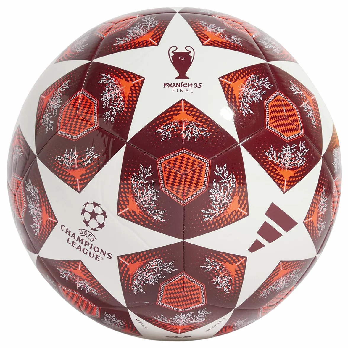 Adidas UEFA Ligue des Champions Ballon de Club JH1284, Ballons de Football Unisexes, Rouge, 5 EU