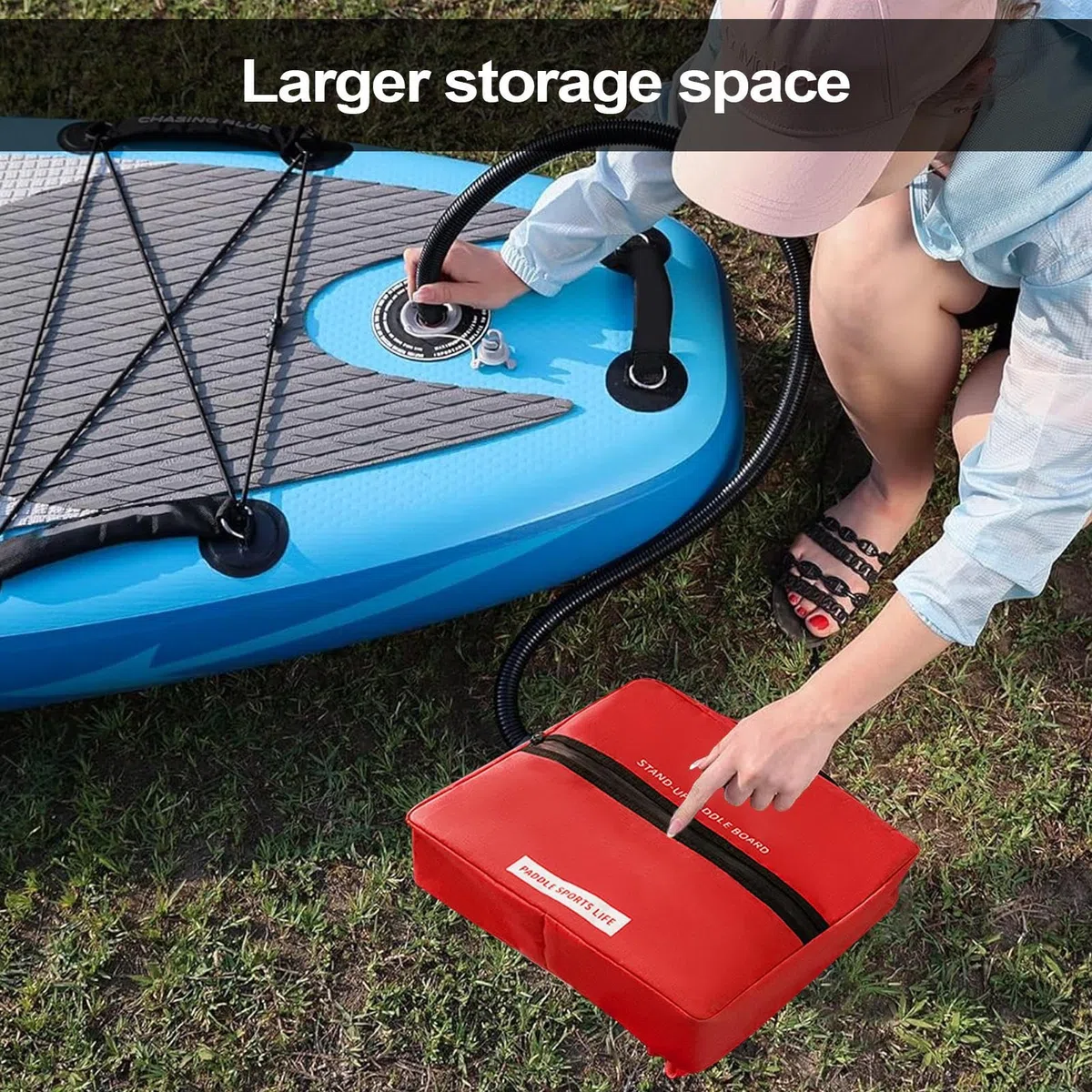 Glacière pour planche à pagaie, sac isotherme pour kayak, grande capacité avec fermeture éclair, porte-bouteille d'eau avec poignée, portable pour voyage et pique-nique