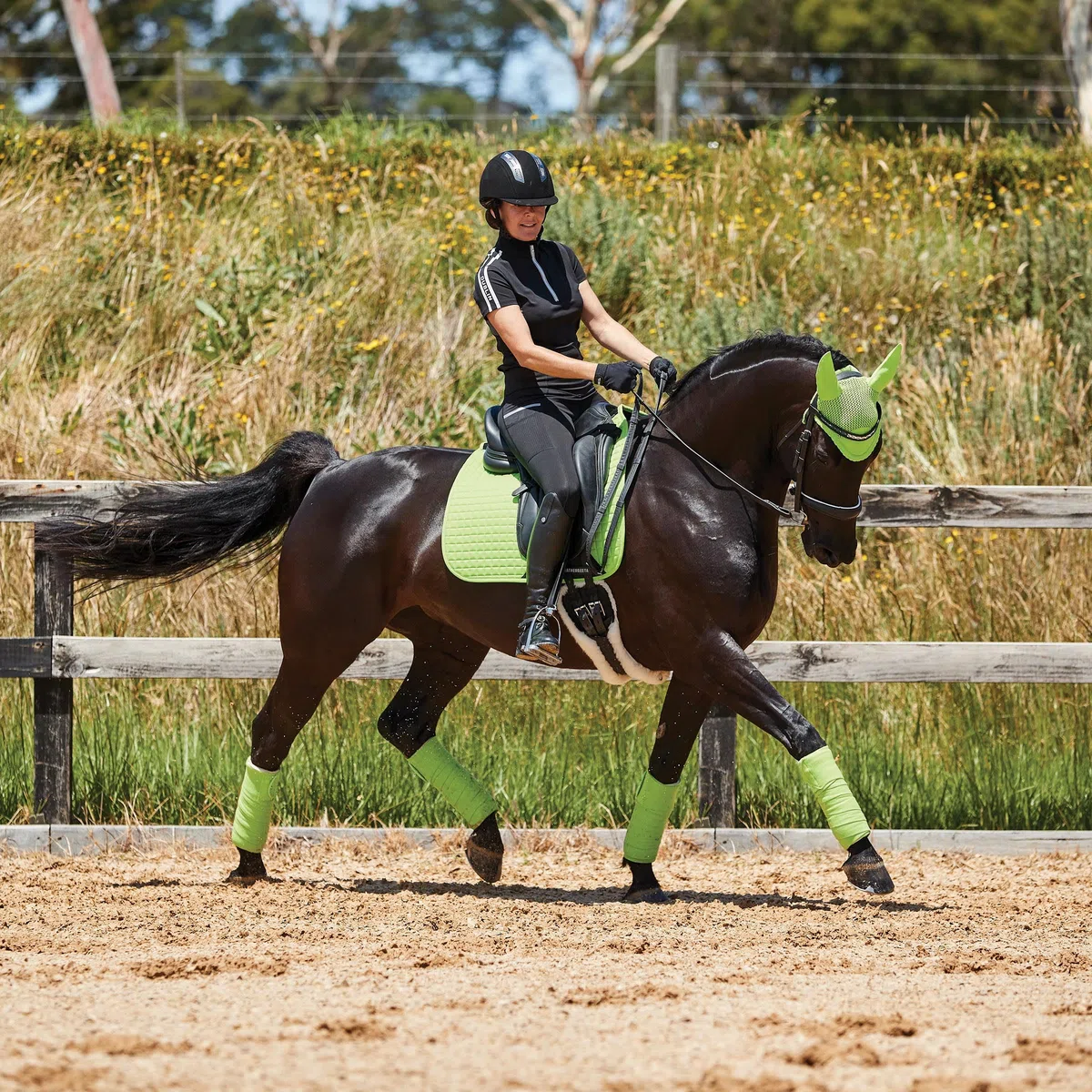 Weatherbeeta Premier Tapis De Selle Dressage 1000745031 Vert Lime -