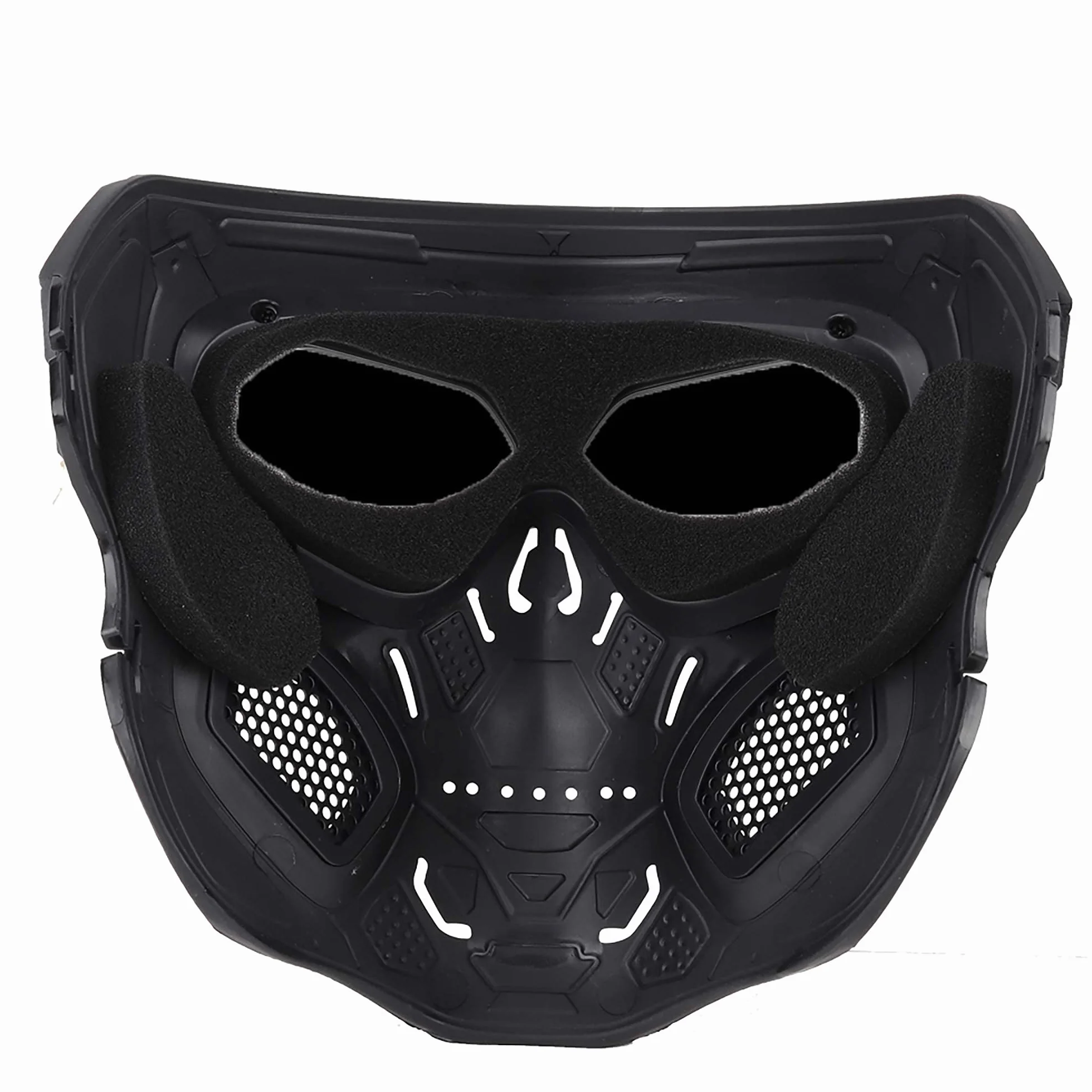 Masque tactique de protection intégral respirant pour paintball, jeux de guerre d'Halloween, cosplay, fête costumée