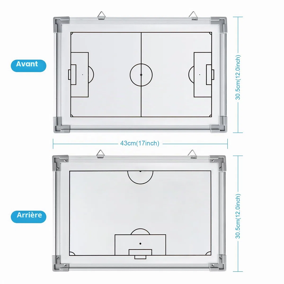 Tableau Tactique Magnétique de Football et Portable pour Entraînement, Compétition