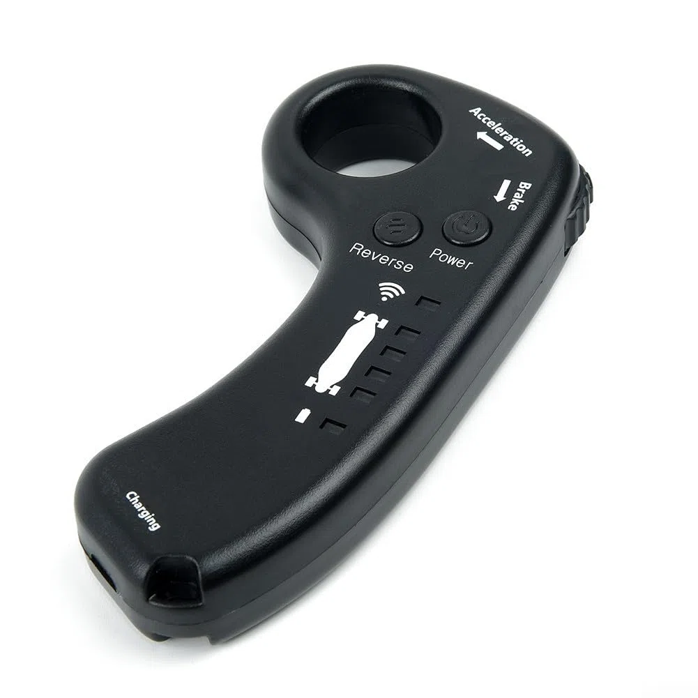 Télécommande de skateboard électrique sans fil 2,4 G avec indicateur LED d'alimentation, boucle ergonomique pour longboard surf (mise à niveau)