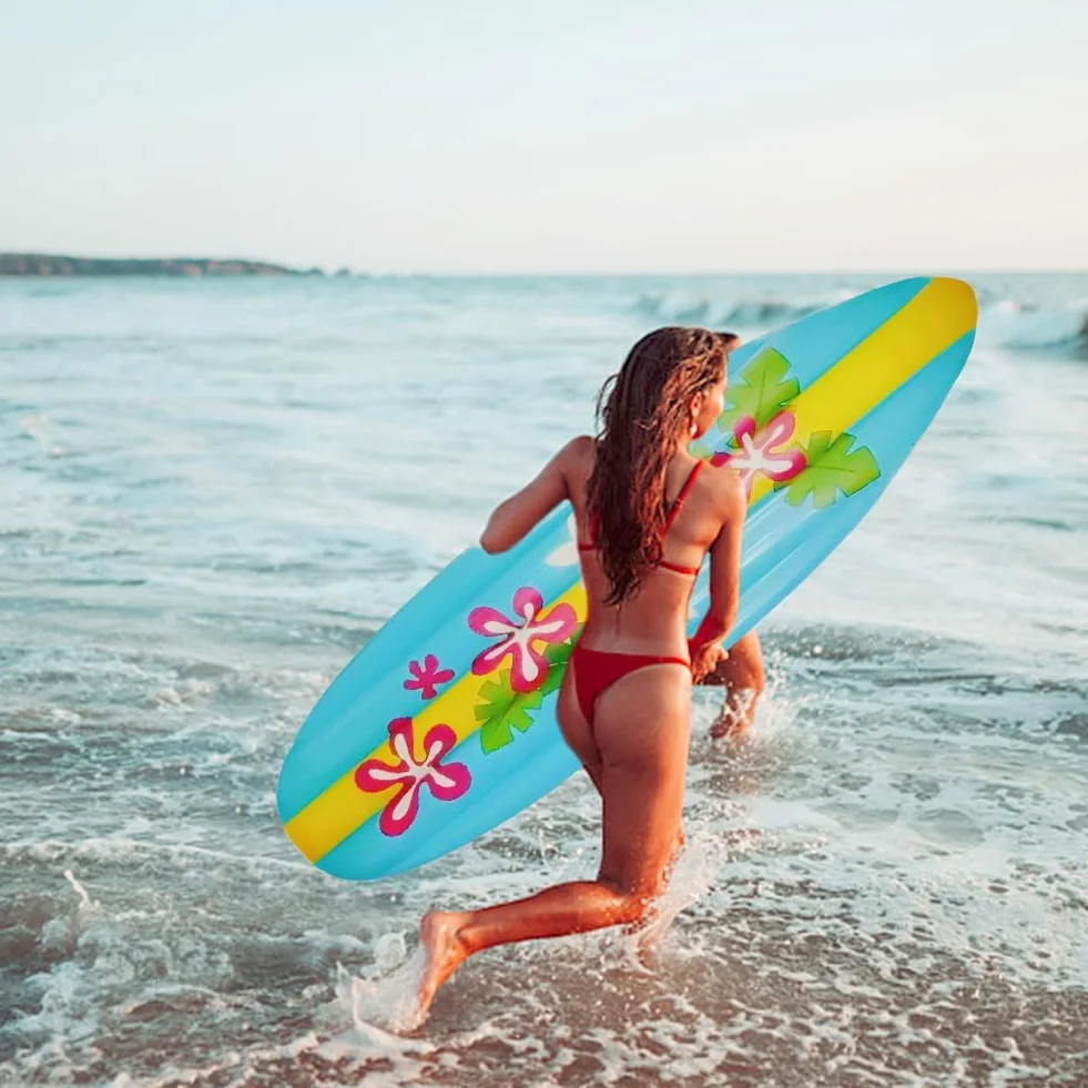 Planche Gonflable,Bodyboard Gonflable Portable Pliable,Planche de Surf pour Adultes Enfants,Planche de Natation Gonflable,pour Surf à la Plage,Piscine,Natation,Sports Nautiques