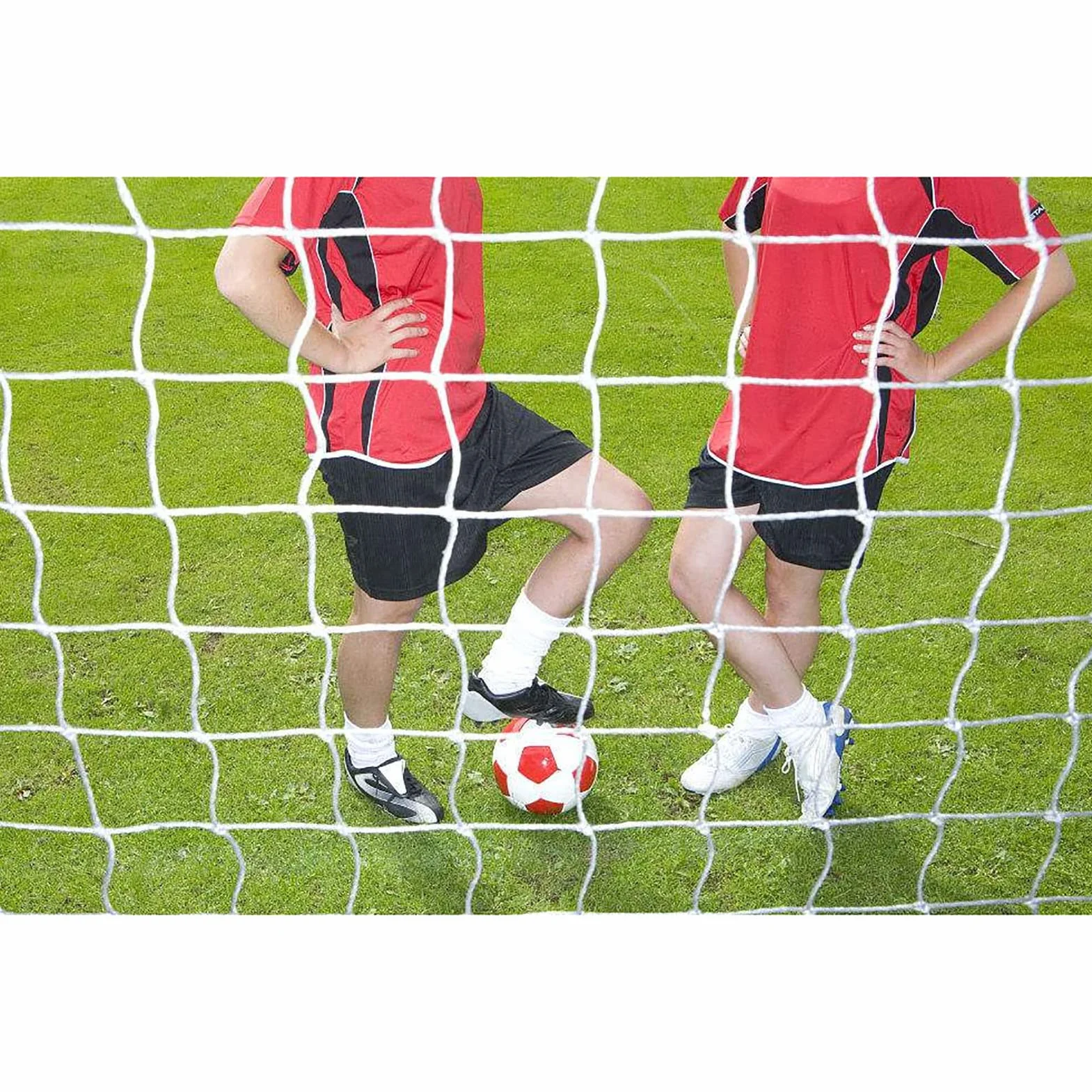 Filet de Football 1,8x1,2m/2,4x1,8m/3,6x1,8m /7,3x2,4m, Corde Polyéthylène 2/2.5/3mm - Filet de But Football, sans Cadre