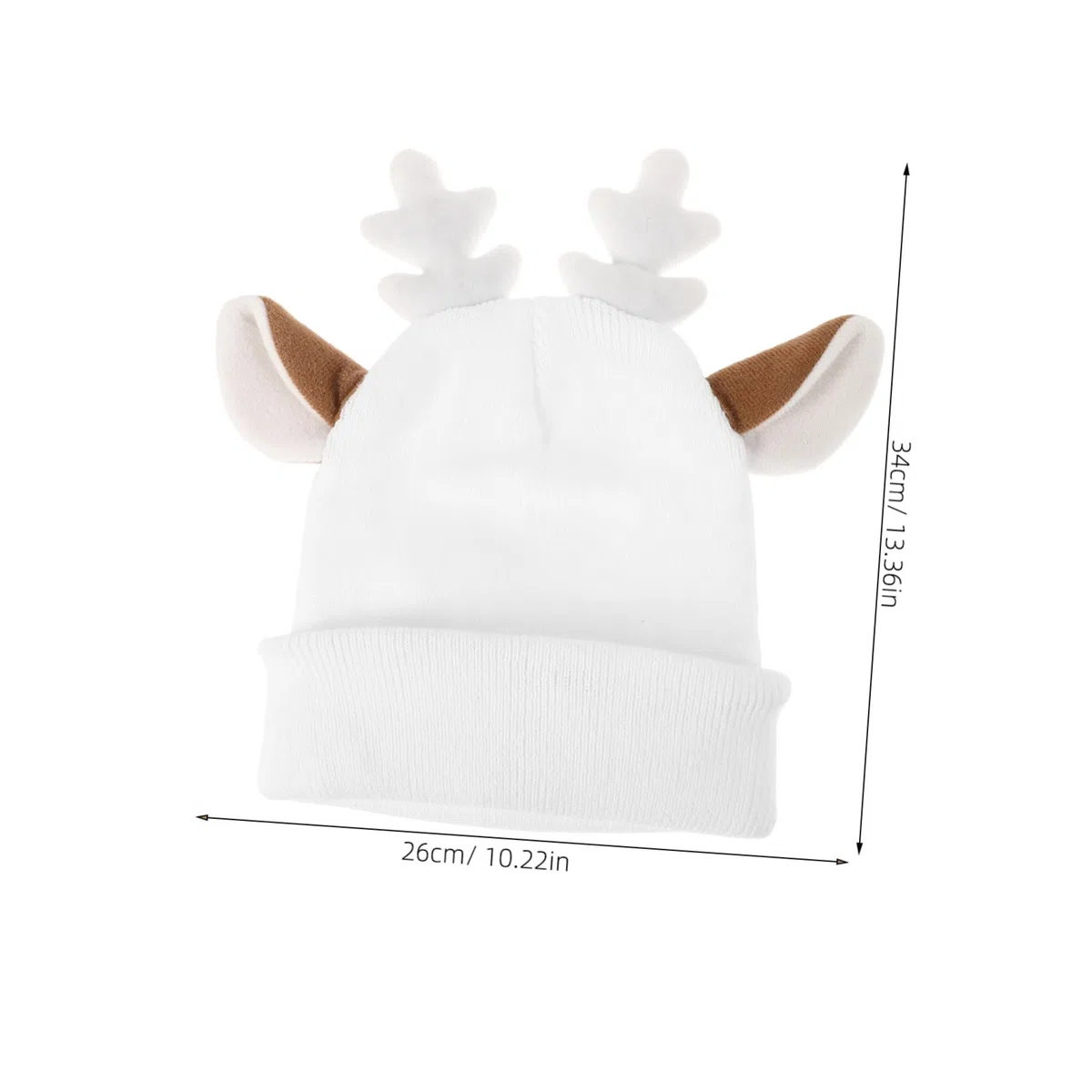 Abaodam De Ski Hiver Bonnet De Ski Renne Couvre-Casque De Snowboard à Cornes Couvre-Casque De Noël Décoration pour Sports Hiver