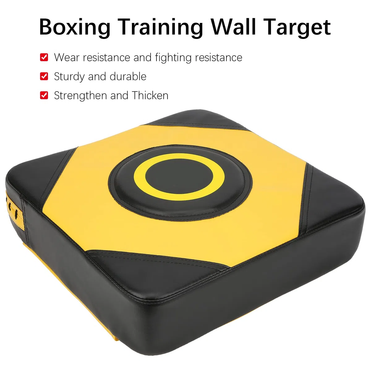 PU Wall Punch Boxing Bag Boxing Focus Target Wall Fighting Pad, Sac D'entraînement pour Sanda Taekowndo