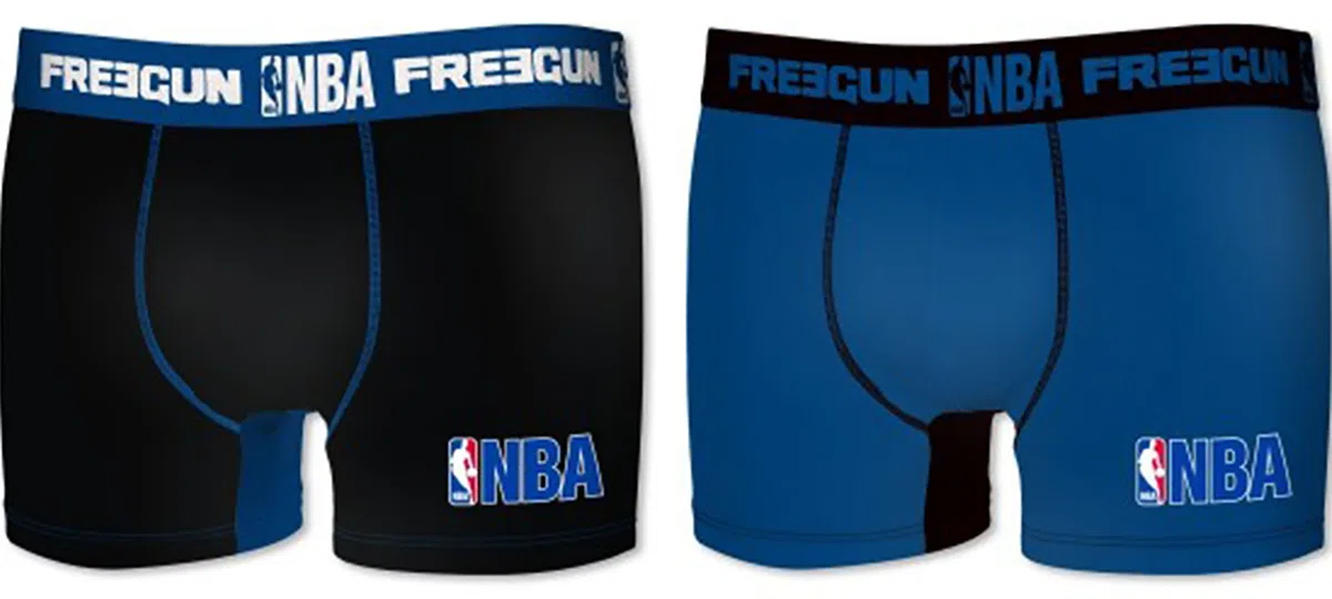 NBA 2 x Boxer Collection Officielle - Taille 6/8 Ans