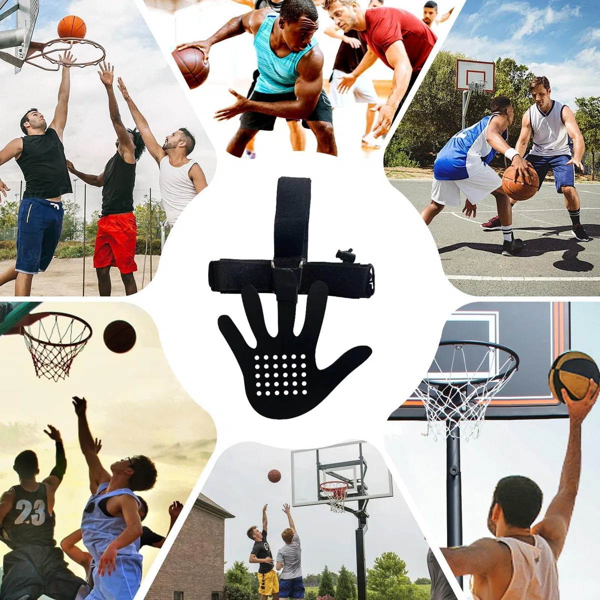 Masque d'entraînement de Basket-Ball - Masque d'entraînement de défense - Masque d'entraînement de résistance au Dribble - Équipement d'entraînement adapté aux et aux Adultes