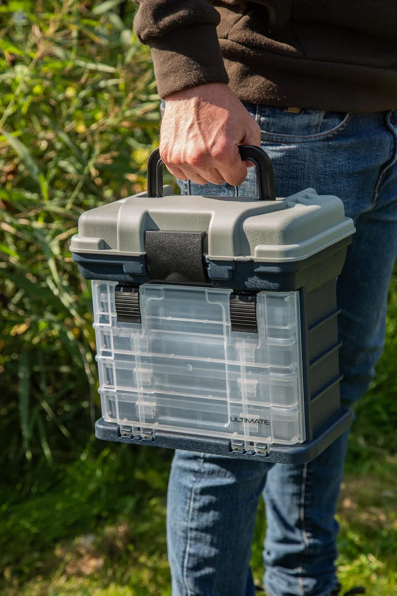Coffre Ultimate Compact Storage Box Incl. 4 Boites De Rangement - Mallette De Pêche
