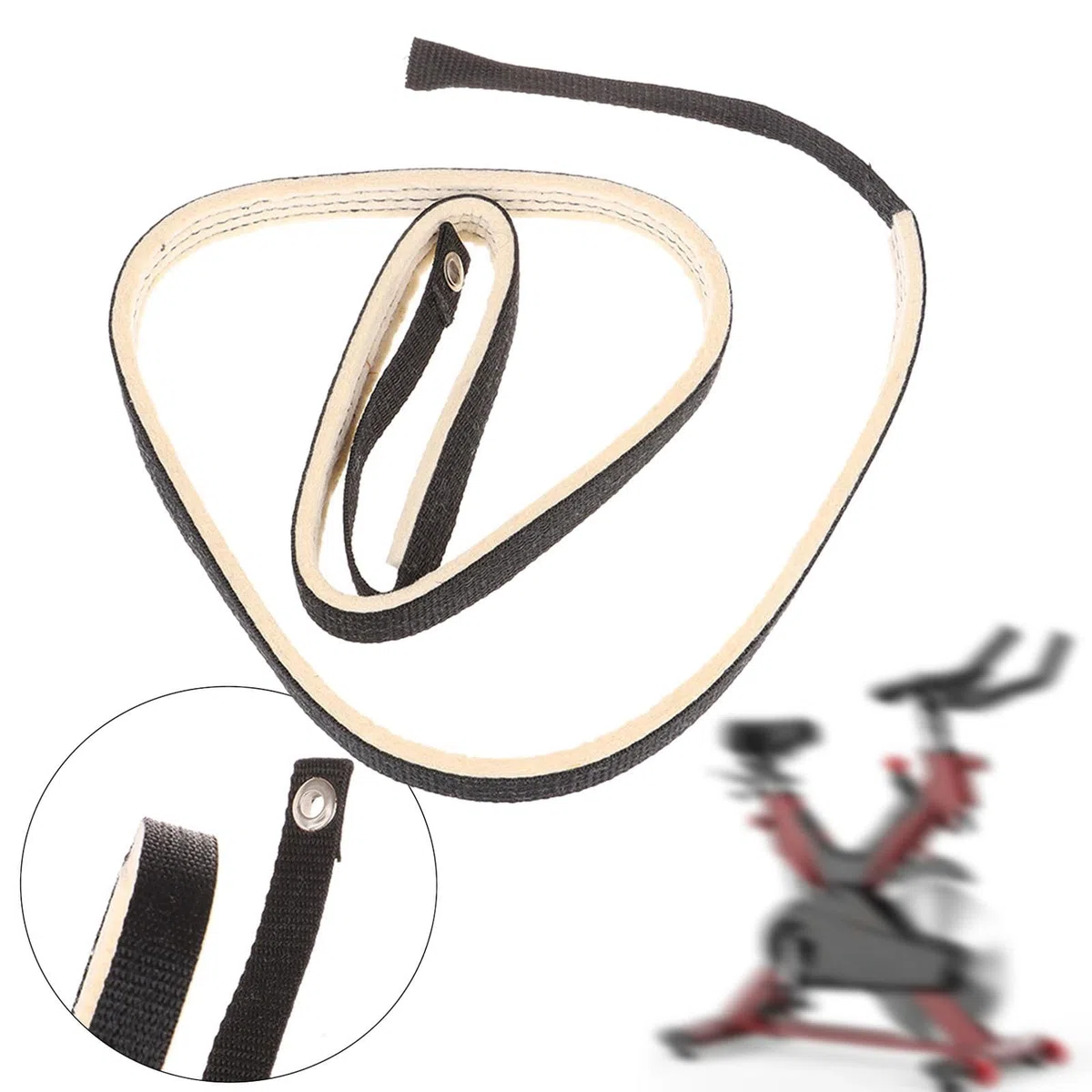 Ceinture de Friction pour Vélo Stationnaire Machine Elliptique Ceinture de Puissance Bande de Frein en Laine Sangle de Résistance de Frein à Friction