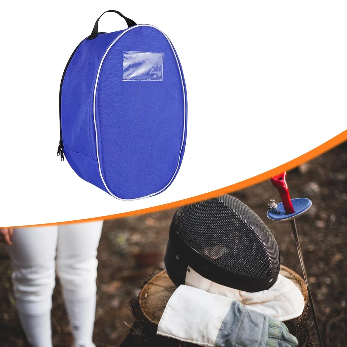 Sac de Protection pour Masque D'escrime, pour Masque D'escrime, Portable, Résistant à l'usure, Sac de Rangement Haut de Gamme pour Casque