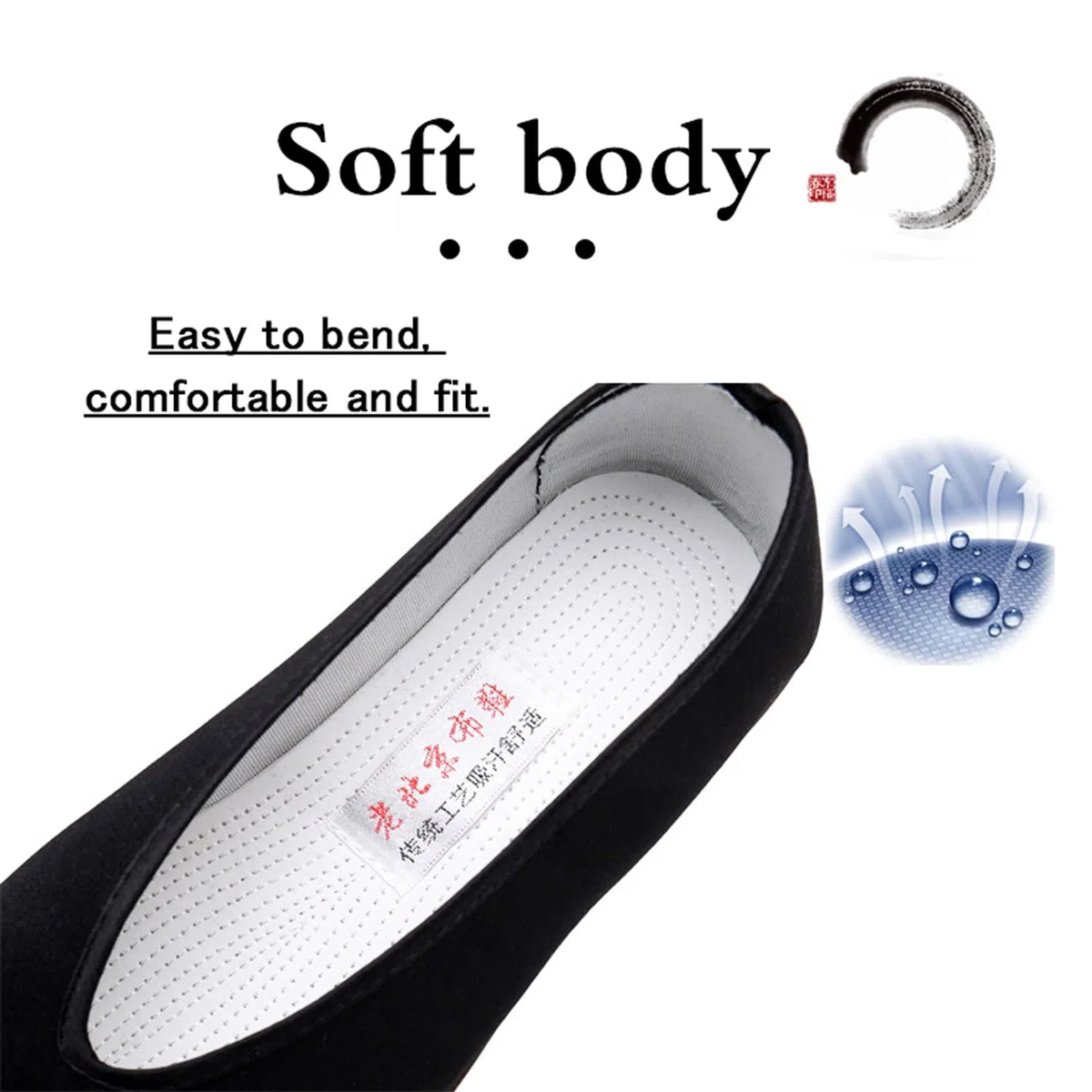 Chaussures Traditionnelles,Chaussures Chinoises Traditionnelles Beijing Kung Fu,Chaussures Kung Fu,Chaussures Tai Chi,Unisexe,Confortable,Anti Slip,Convient Amateurs Kung Fu Tai Chi