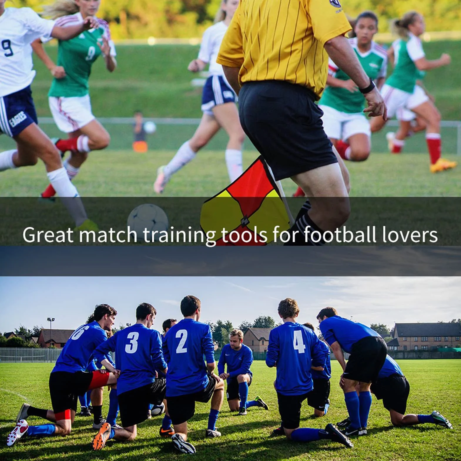 Filet de But de Football Professionnel 3x2 M - Outils D'entraînement de Match de Sport en Fibre de Polypropylène, Filet D'entraînement de Football