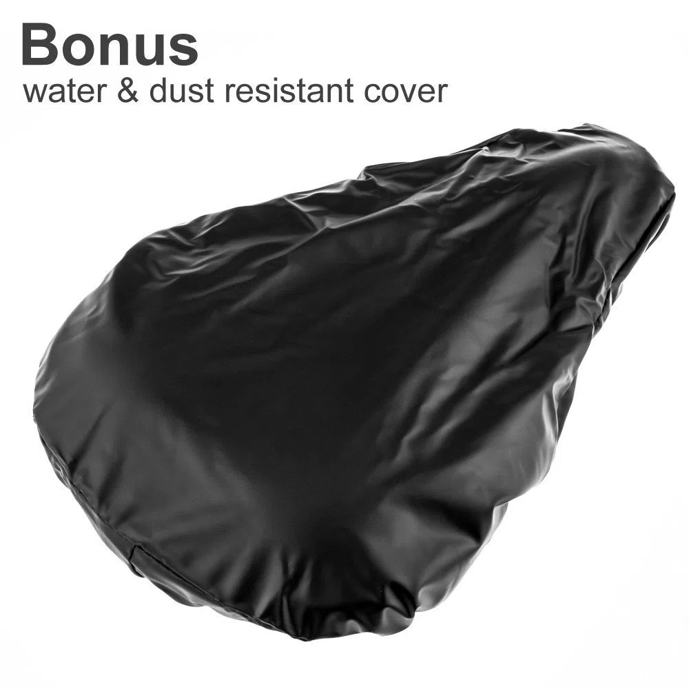 Zacro Housse de Coussin de siège de vélo – Housse de siège de vélo rembourrée en Gel pour Homme et Femme, Confortable, Extra Douce, Compatible avec Peloton, extérieur et intérieur