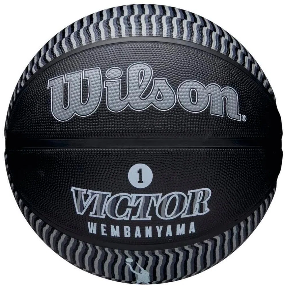 Wilson WZ3017801XB_7 Ballon de Basketball Unisexe pour Adulte Noir Taille 7
