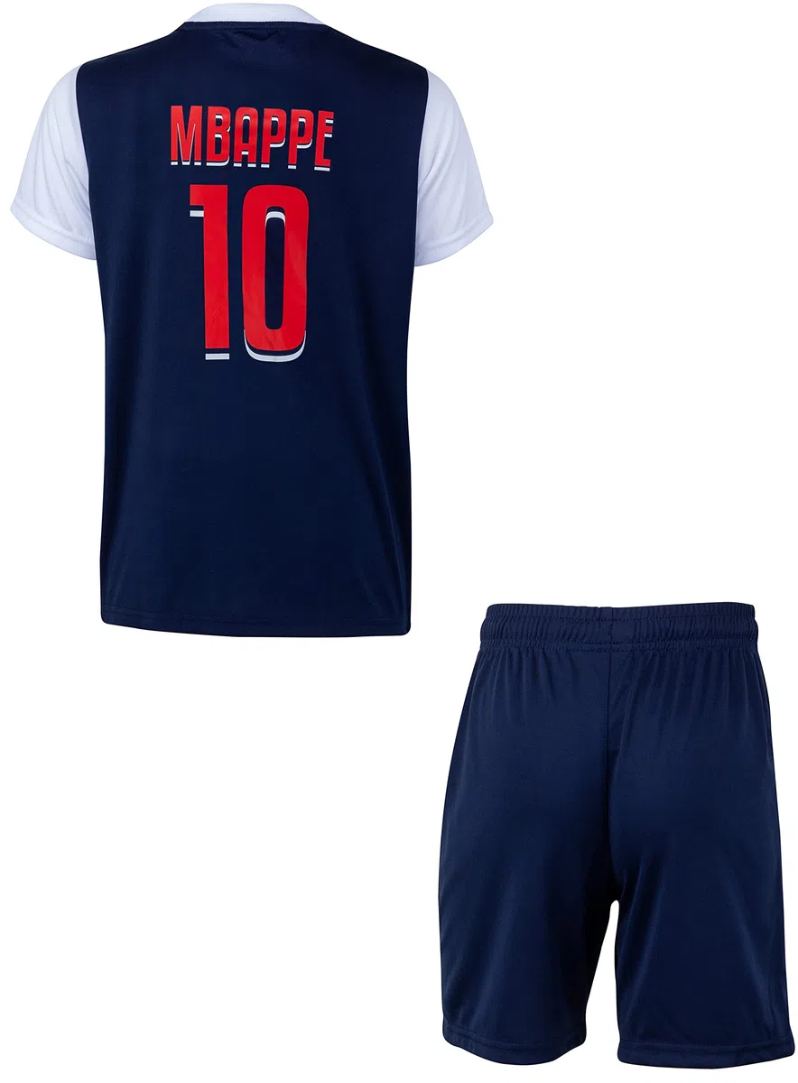 Equipe de France de Football Maillot Short Enfant FFF - Kylian Mbappé - Collection Officielle