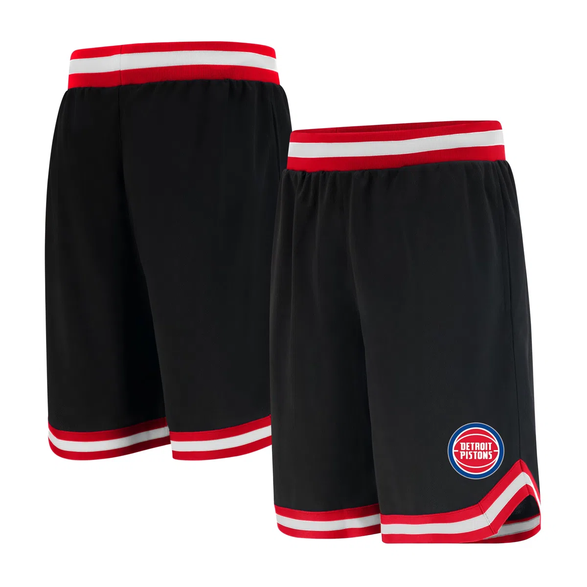 Unk NBA Ultra Game Short de Basket pour Homme GSM3547F avec Logo de l'équipe NBA tissé en polymaille, Noir, Taille XL
