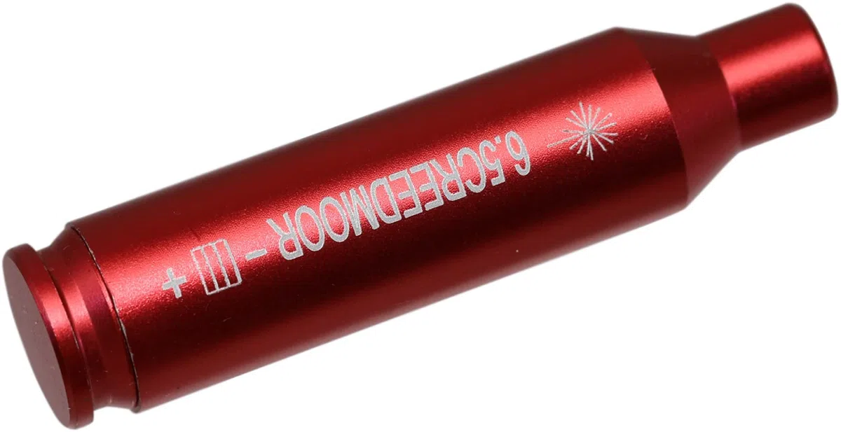 6.5CREEDMOOR Bore Sight Cartouche Red Dot avec 2 Jeux de Piles