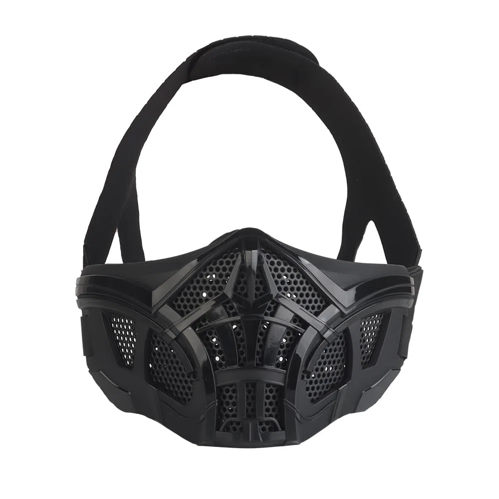 Protection Tactique Scorpio Demi - Masque pour Masque Airsoft Equipement Tactique Extérieur pour CS Game Cosplay Chasse Halloween