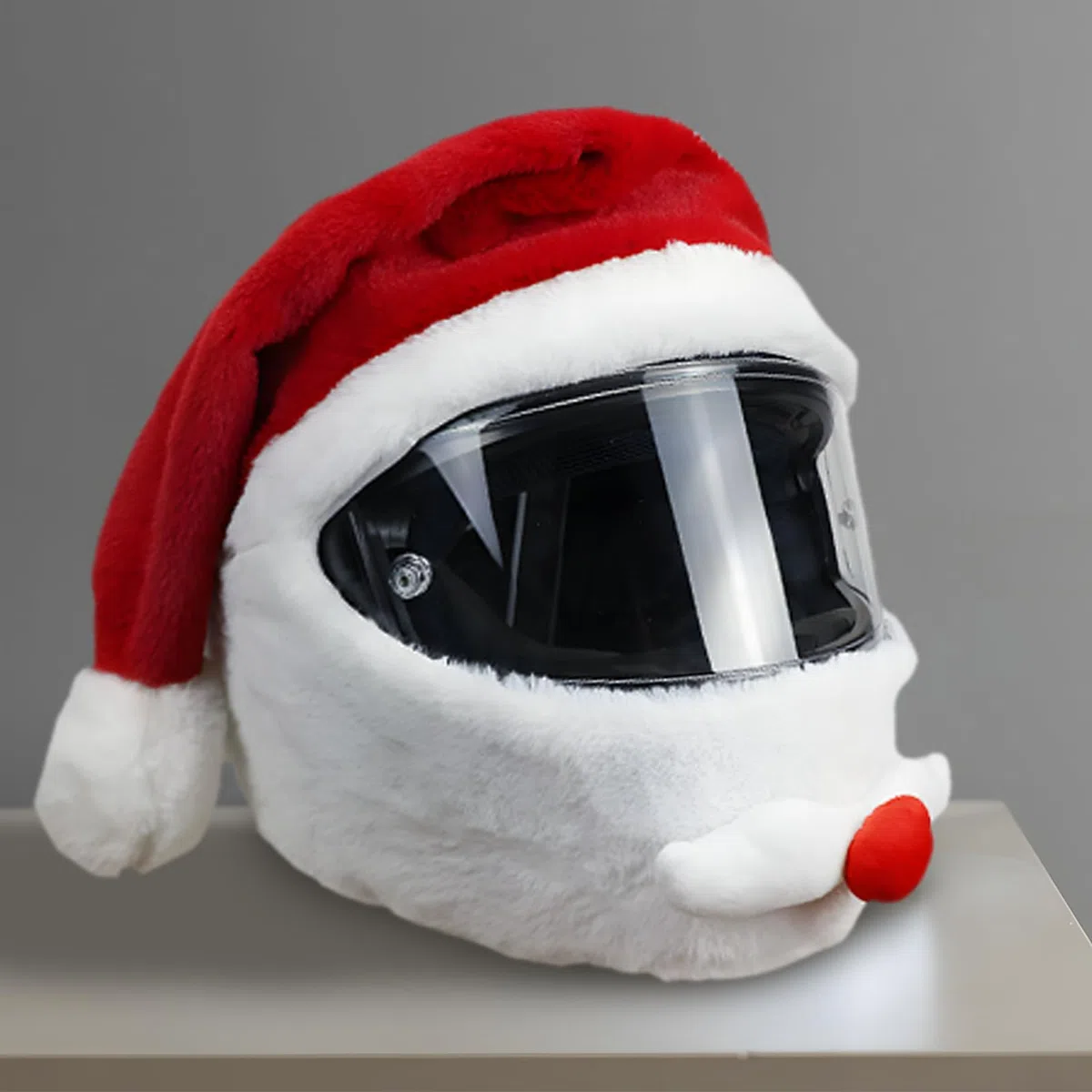Housse De Casque Moto Peluche, Accessoires pour Casques de Moto, Contre la Poussière, Les Chocs et Les Rayures, Couvre-Casque Intégral Personnalisé