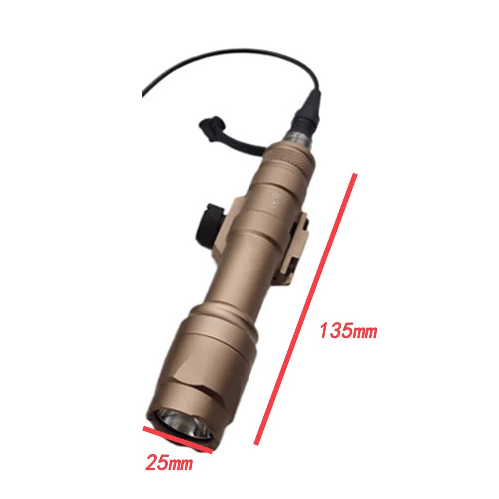 Nylon ML C1+ Box Laser Sight Indicateur (avec IR + Rouge/Vert/Bleu + Lumière de Remplissage IR + Lumière LED 220lm), & Lampe de Poche Forte M600C & Double Interrupteur à Distance Modulaire (SF + Prise