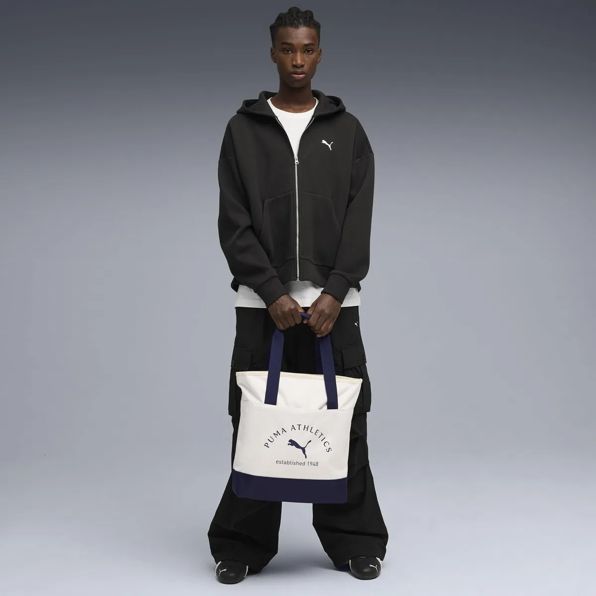 PUMA Phase Class Tote Bag Alpine Snow