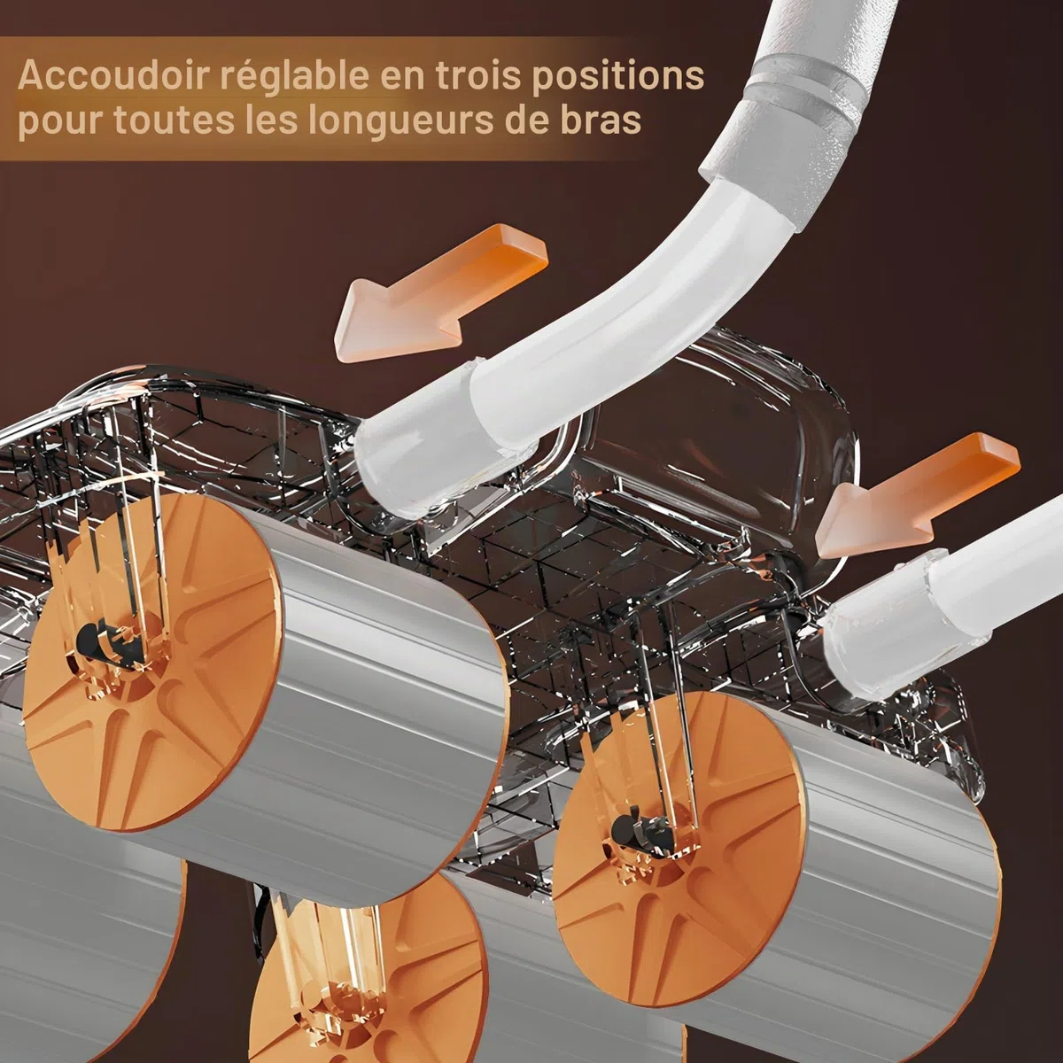 Roue Abdominale,automatique roue abdominale avec support coude Appareil d'entraînement abdominal à rebond automatique,4 roulettes,musculation,Avec support pour téléphone portable