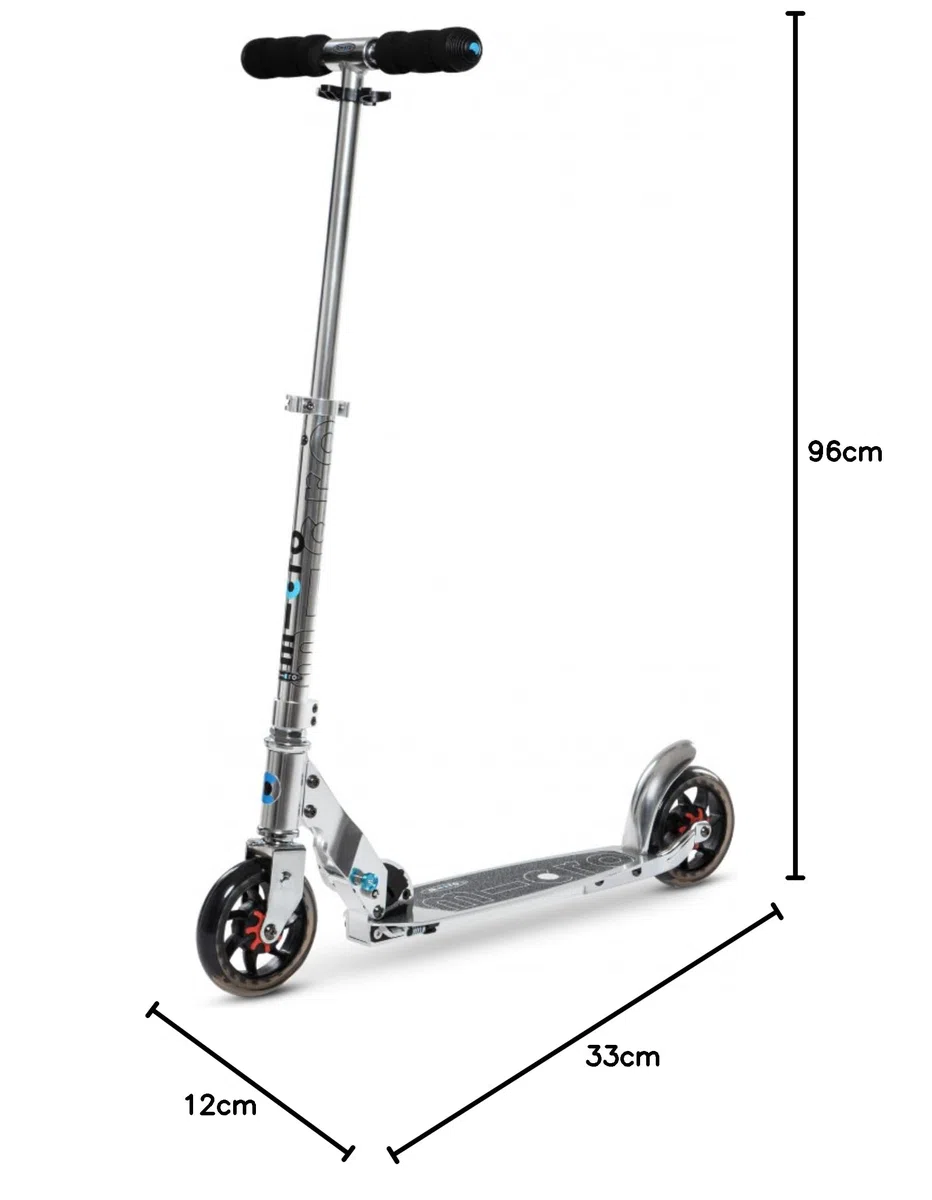 Micro | Speed+ | Trottinette Citadine | Adulte/Ados | Pliable & Légère | Planche Extra Large | 12+ Ans