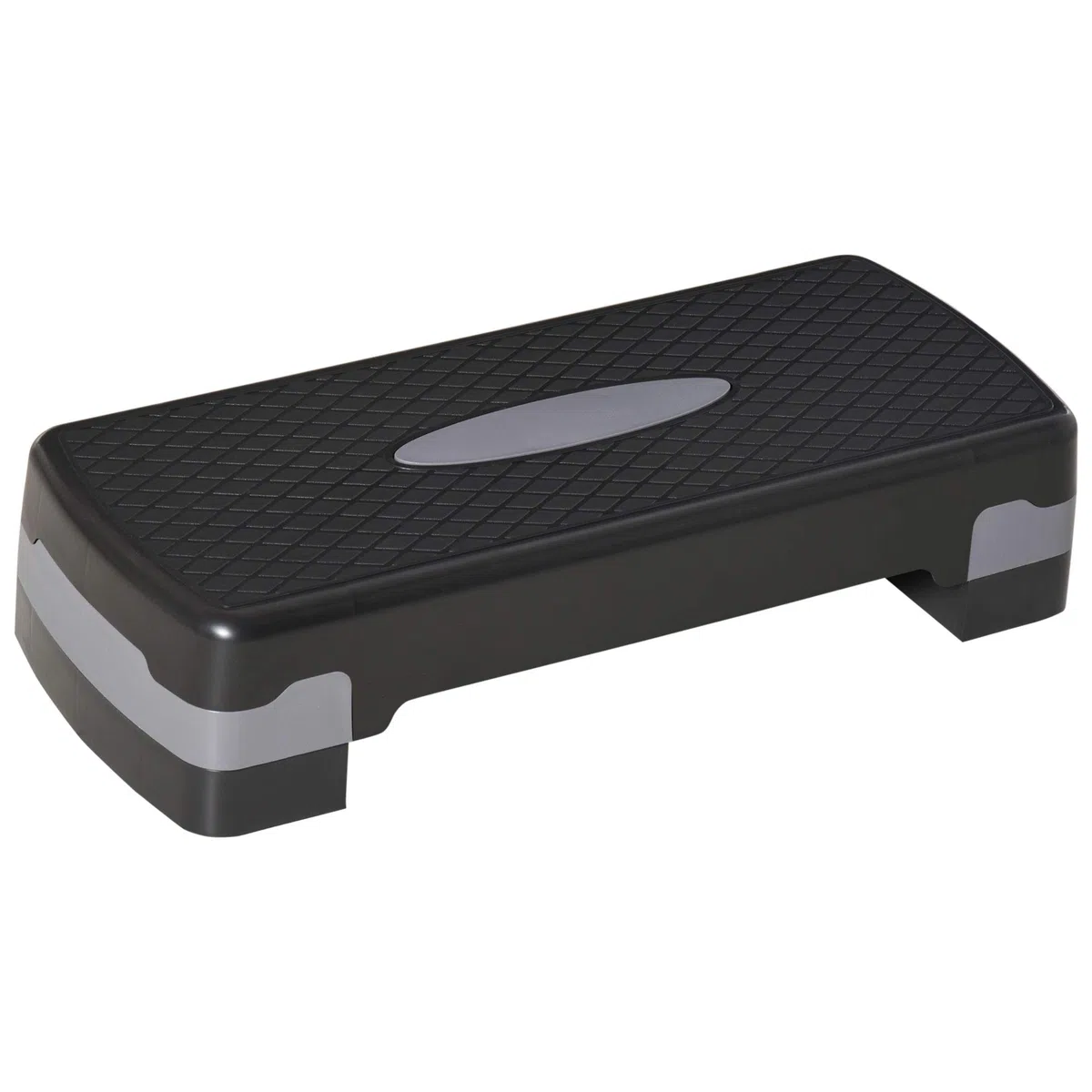 HOMCOM Stepper aerobic fitness hauteur reglable 2 niveaux surface antiderapante PP 68 x 29 x 15 cm