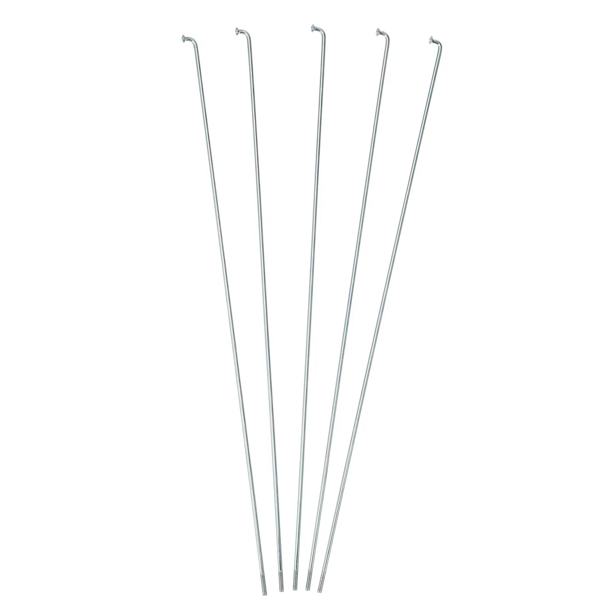 QUARKZMAN 36 Pièces Rayons de Vélo Coudés en J de Calibre 14G avec écrous Argenté 290mm