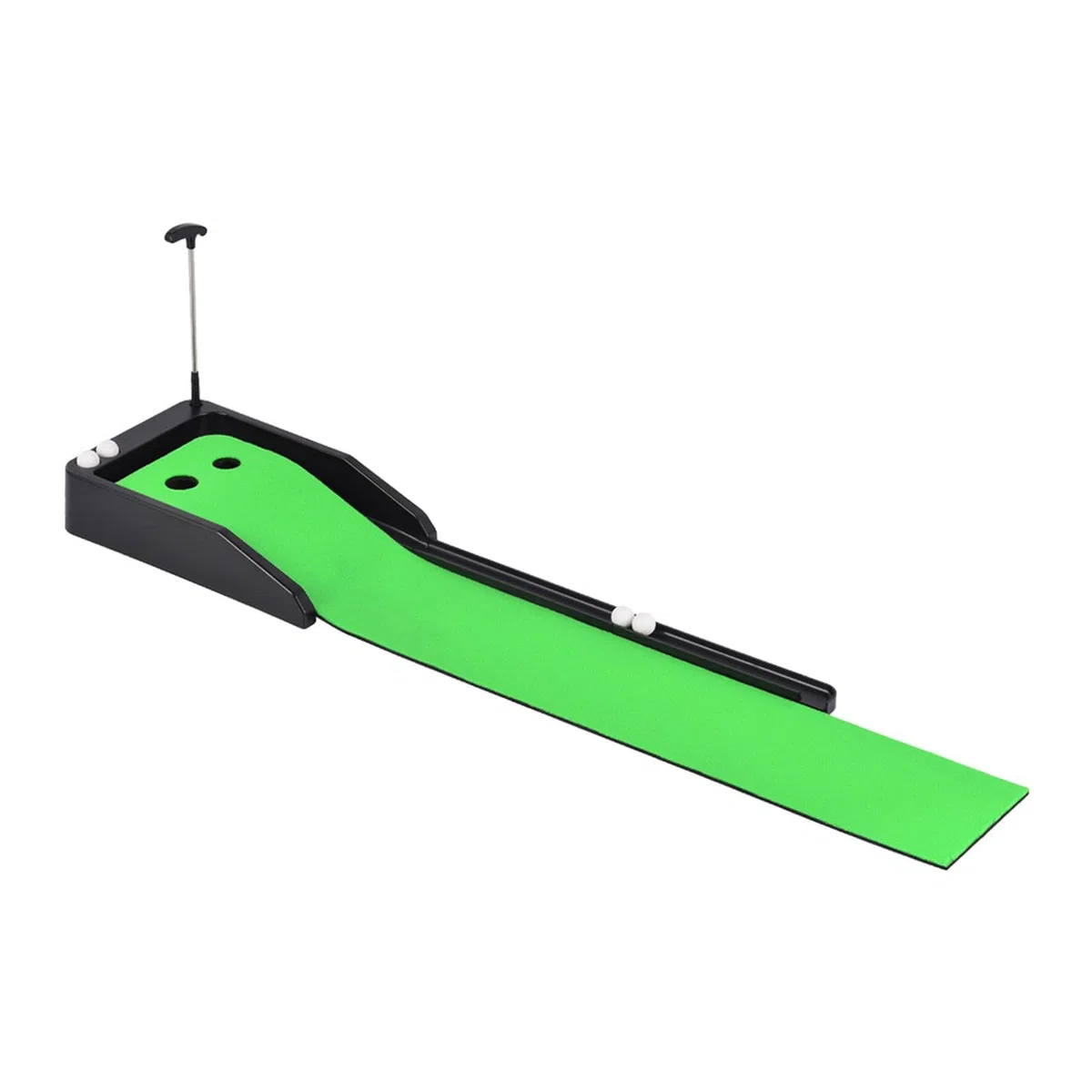 LOVIVER Tapis de Putting de Golf Tapis de Retour de Balle de Golf Tapis d'exercice antidérapant Couverture d'aide à l'entraînement Tapis de Pratique de Golf