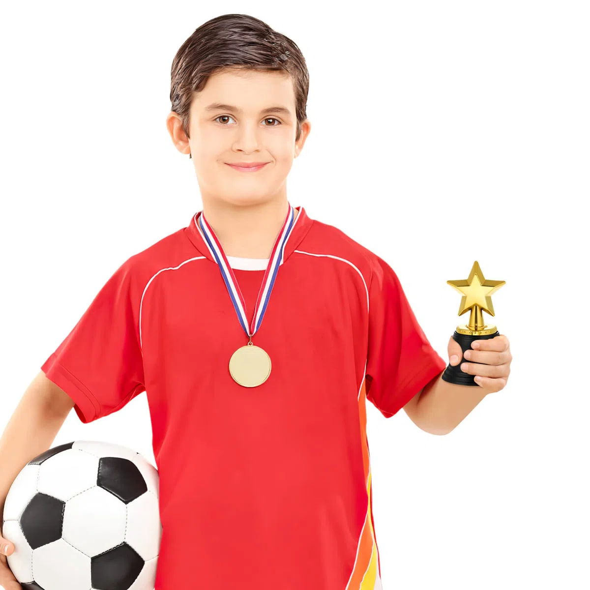 Toddmomy Lot De 6 Trophées Étoile En Plastique Mini Trophées Récompenses Pour Enfants Jeux Et Fêtes Accessoires 4.80 X 2.83 X 2.83 Pouces
