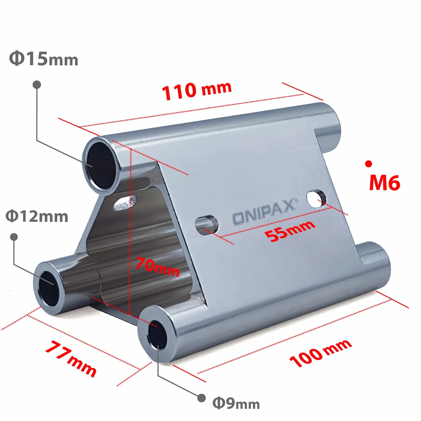 ONIPAX Triangle Bike Fork Mount Hitch Rack ; for 15mmx110mm, 12mmx100mm, 9mm x100mm
