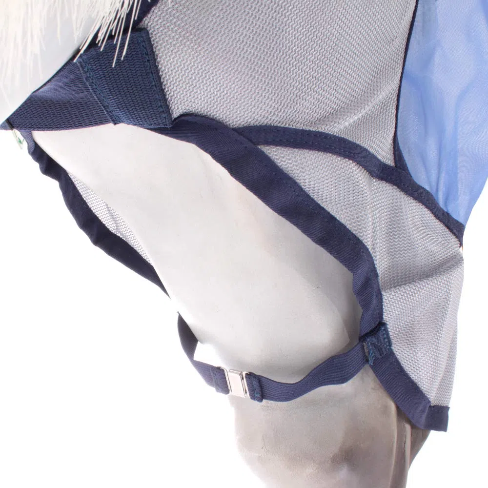 Bucas Buzz-Off Deluxe 100/XXXS Masque et Oreilles Bleu