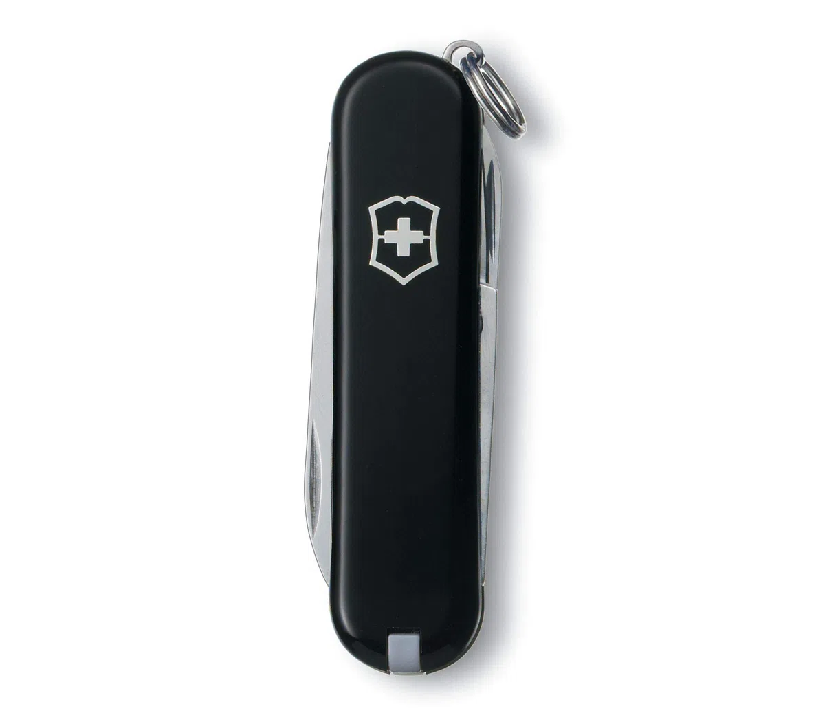 Victorinox Classic Sd, Swiss Army Knife, Petit Couteau de Poche Suisse, Léger, Multitool, 7 Fonctions, Ciseaux, Lime à Ongles, Noir