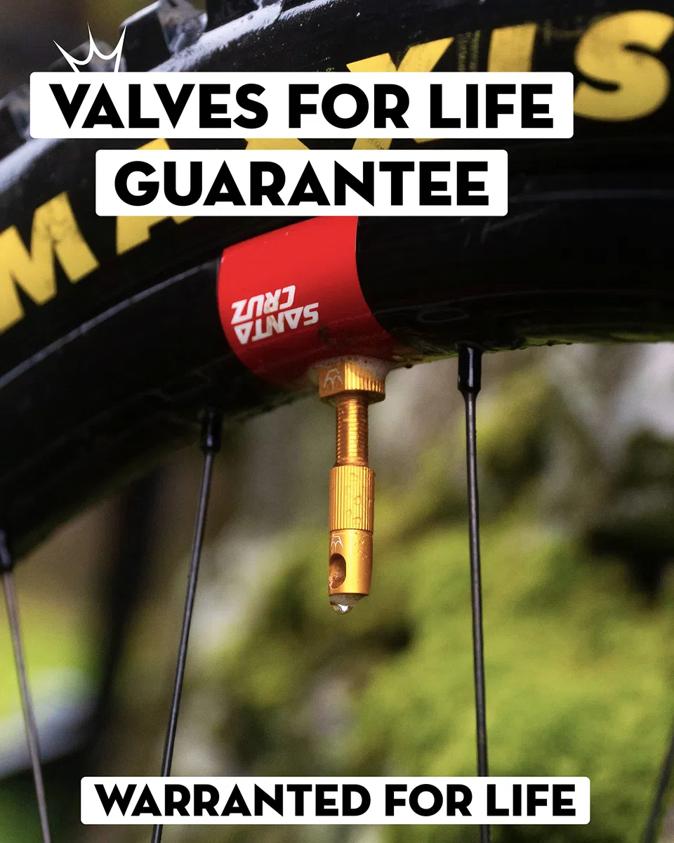 Peaty's x Chris King MK2 Valve Tubeless Presta - Clé à Rayons Intégrée, Bouchon de Retrait du Noyau de Valve, Aluminium 7075, Compatible avec Insert, Accessoire Velo pour Pneu de Vélo - Gris 42 mm