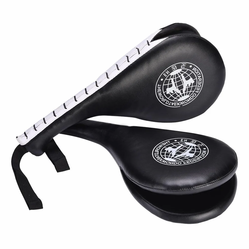 Raquette Taekwondo,Taekwondo,Cible,2Pcs Taekwondo Karaté Boxing Cible Pad Dule Dule Tae Kwon Do Karaté Boxing Formation Repment pour Boxing Formation