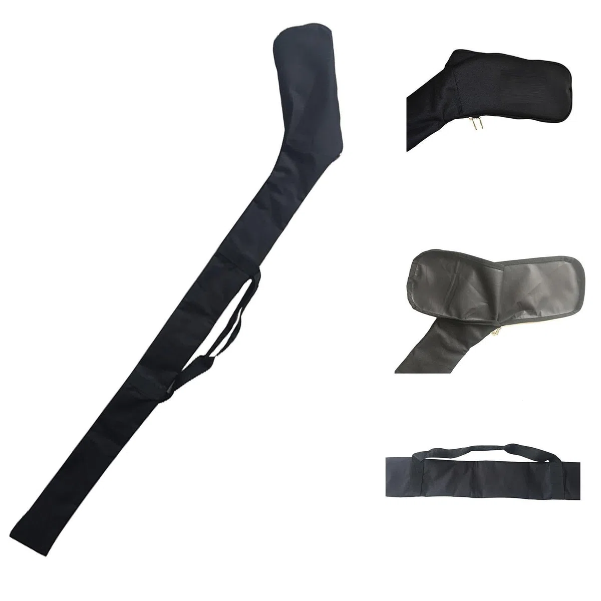 Sac pour crosse de hockey - Sac à crosse de hockey avec bandoulière et fermeture éclair - Sac d'équipement de hockey avec accessoires pour hommes et femmes - Porte-crosse de hockey pratique pour unfac