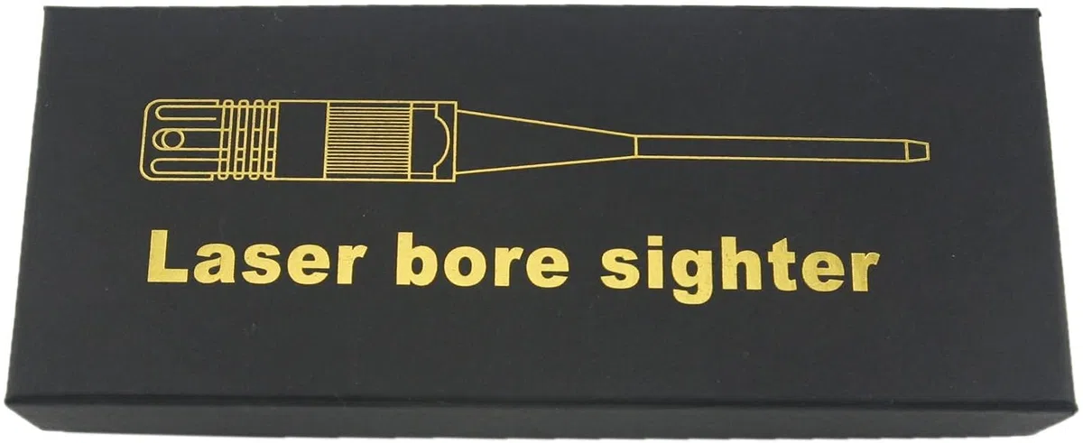 Kit de visée BoreSighter à Faisceau Laser Rouge avec 5 adaptateurs pour fusils de Calibre 0,22 à 0,50 AR
