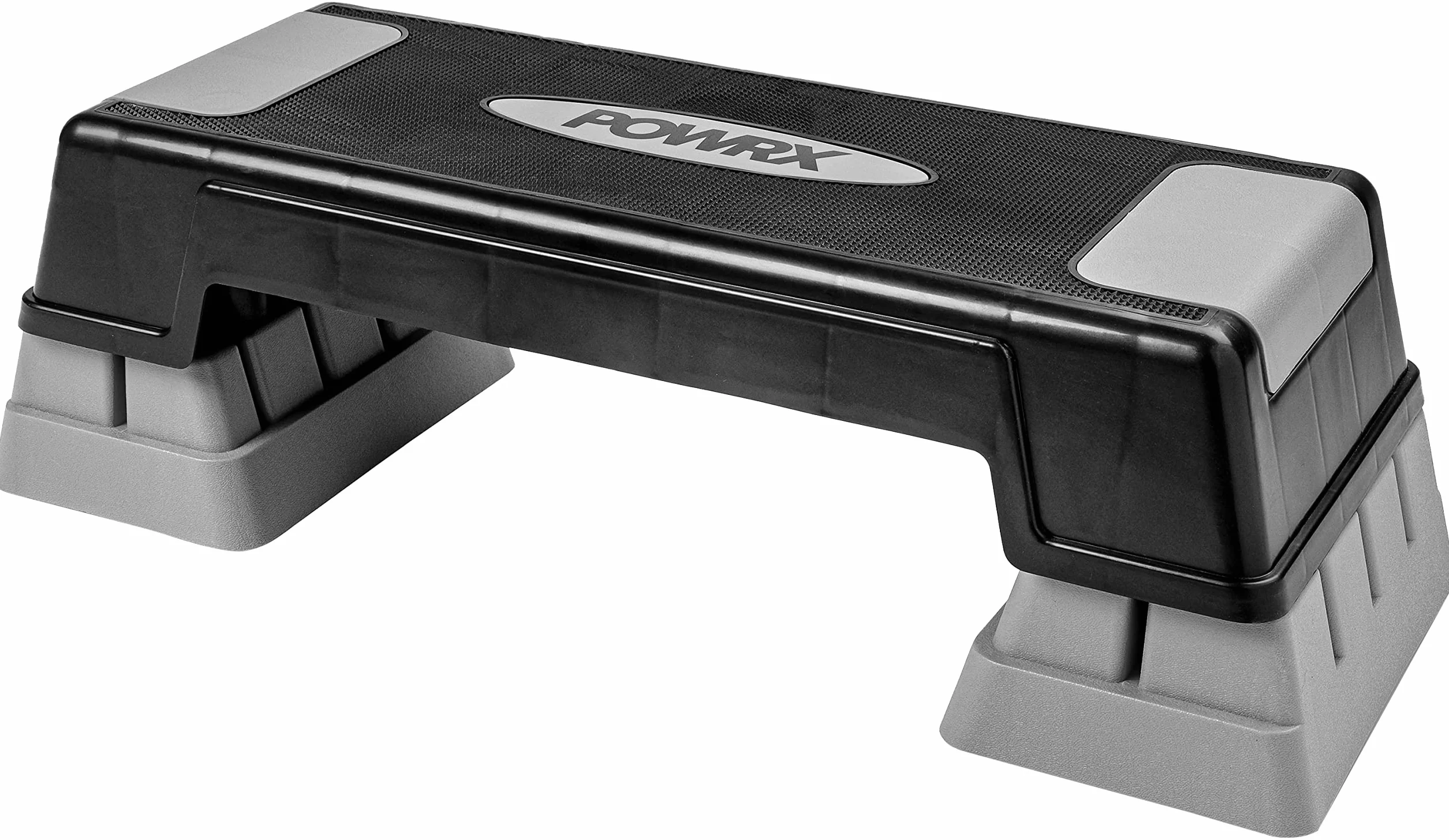 POWRX- Step aerobic I stepper réglable en hauteur et antidérapant pour l'aérobic