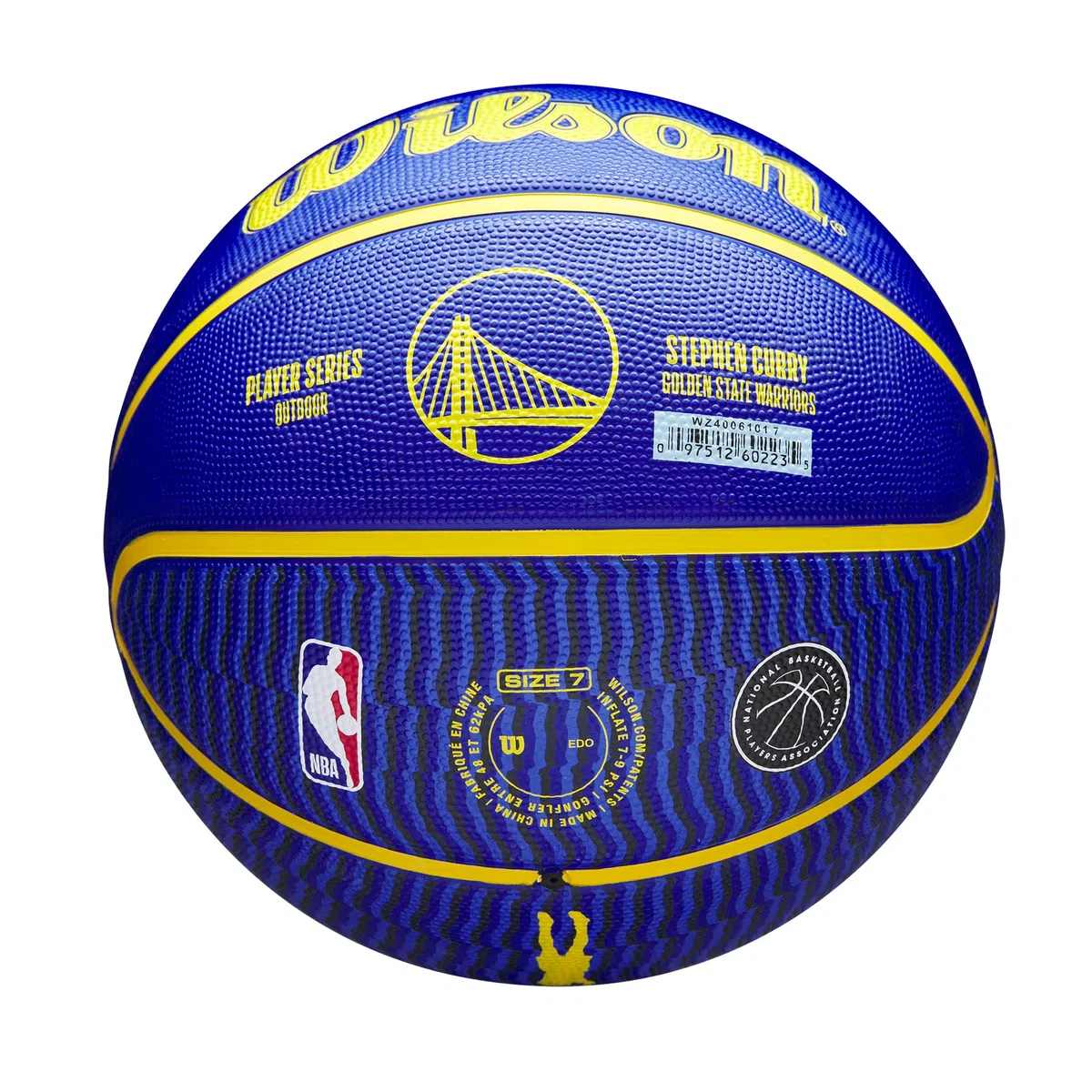 WILSON Ballon de basket d'extérieur NBA Player Icon – Taille 7-74,9 cm et taille mini