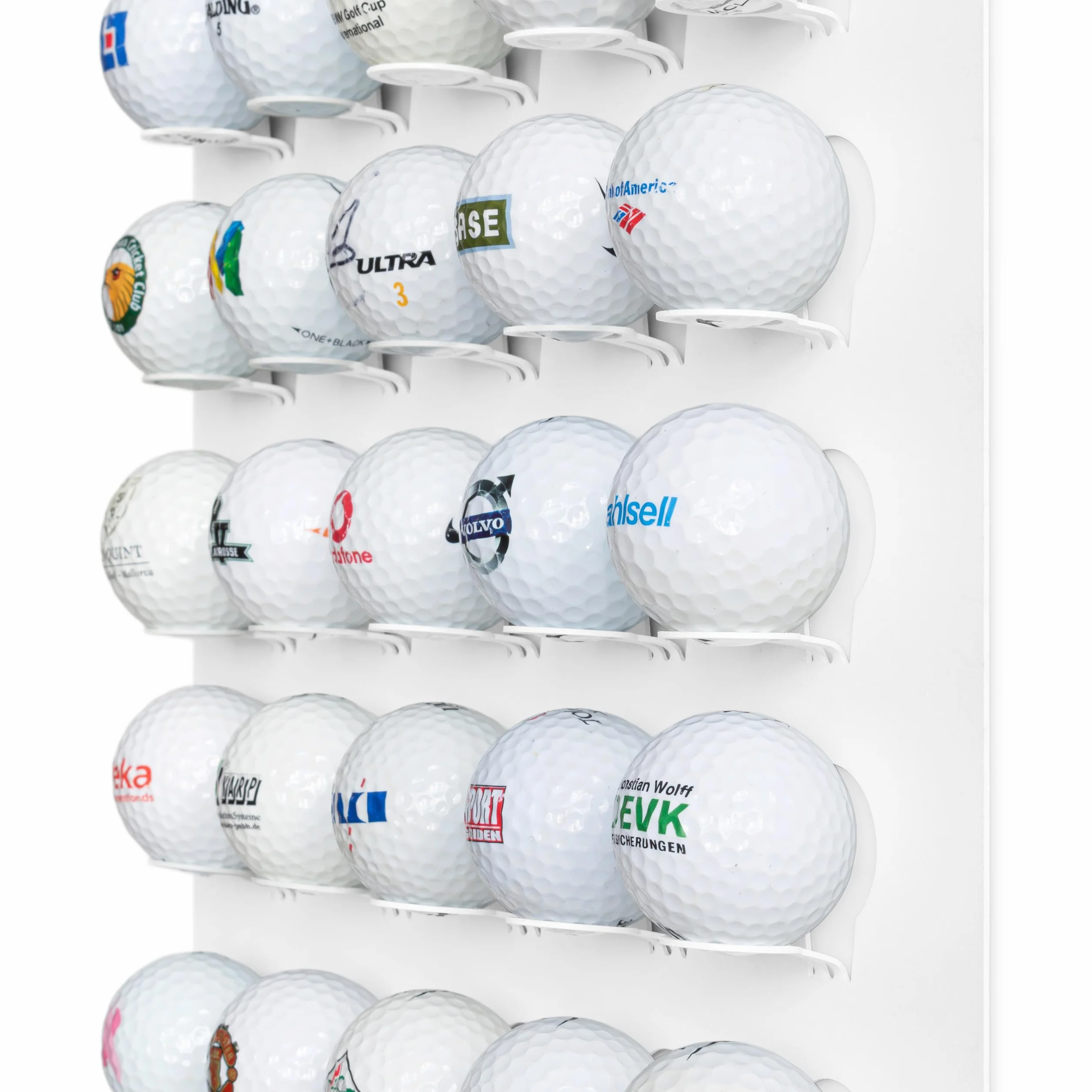 Présentoir pour balles de golf, support, étagère, organisateur, affichage, accessoire, meuble, vitrine murale pour balles de golf, cadeau pour amis.