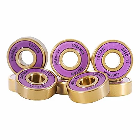 Roulements ABEC 11 de haute précision. Fabriqué en acier chromé (entièrement en acier chromé) pour skateboard, longboard, patin, skateboard, scooter, scooter, skateboard, surfskate, cruiser, Penny