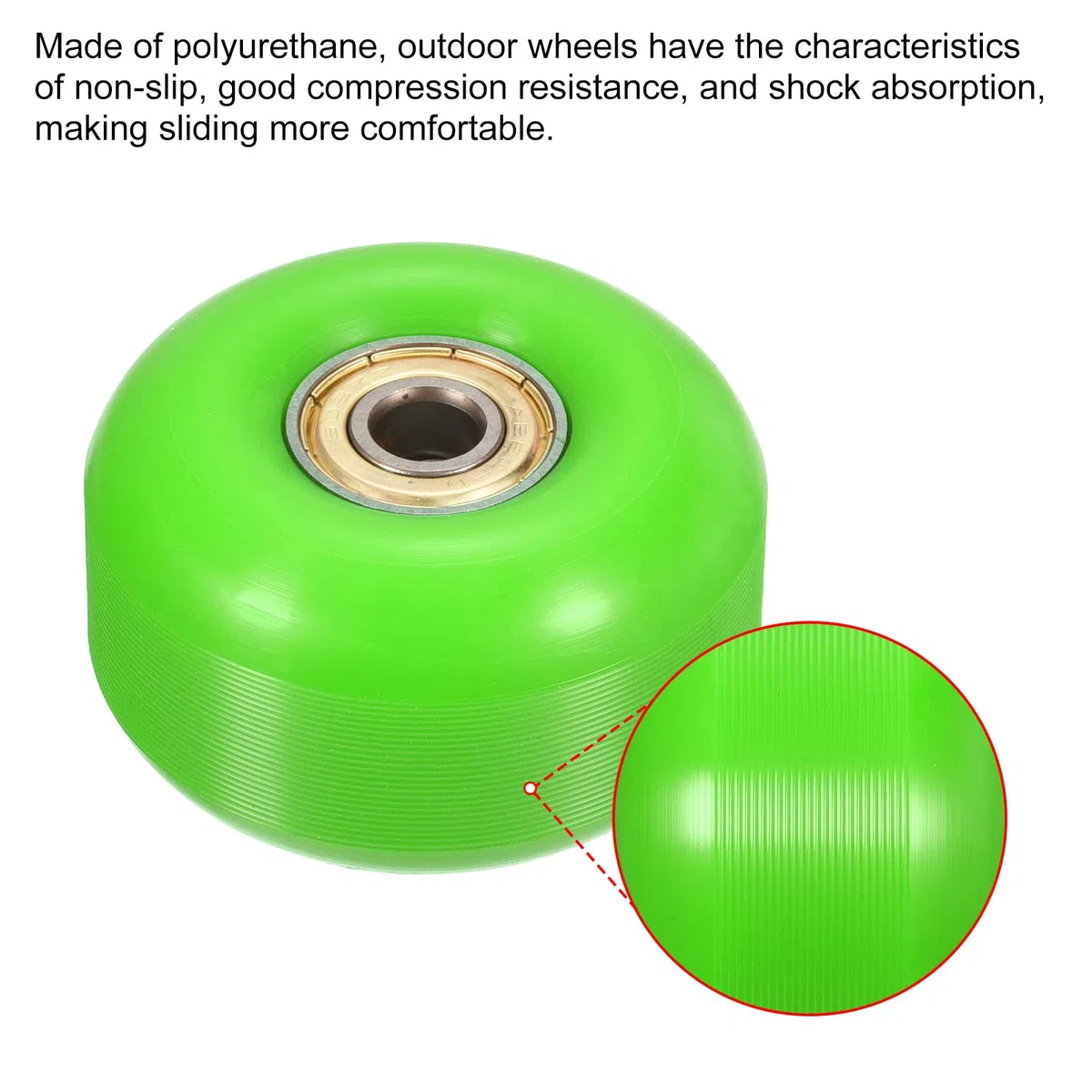 PATIKIL Roues de skateboard avec roulements, roues de rue pour skateboard Cruiser
