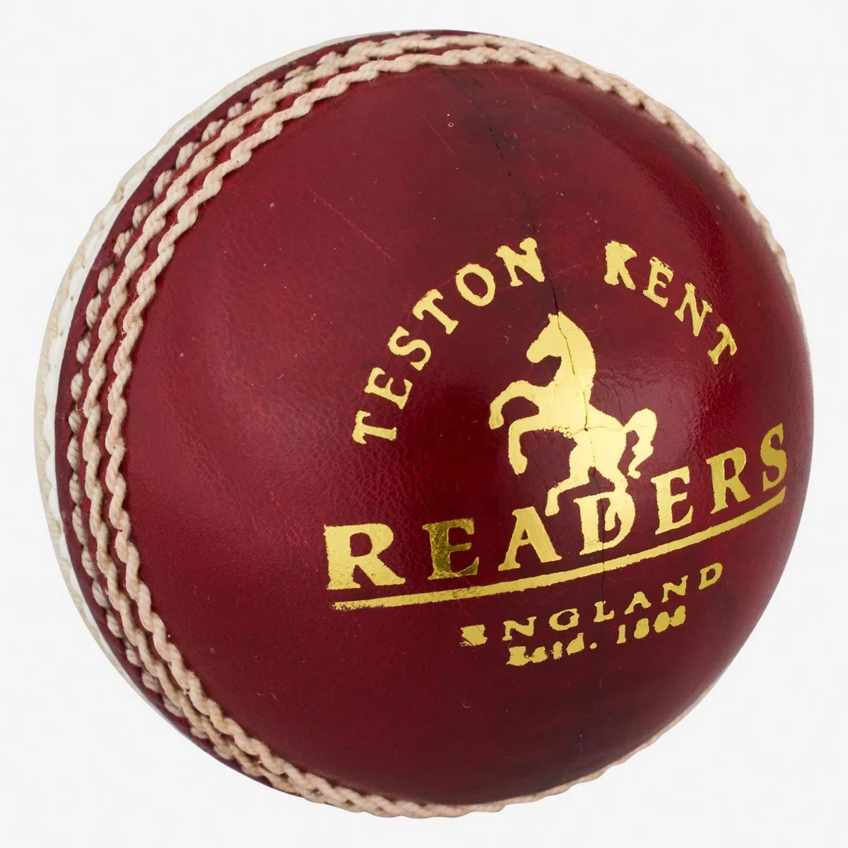 Readers County Crown 1A2530M01 Balle de Cricket « A » Rouge 155,9 g
